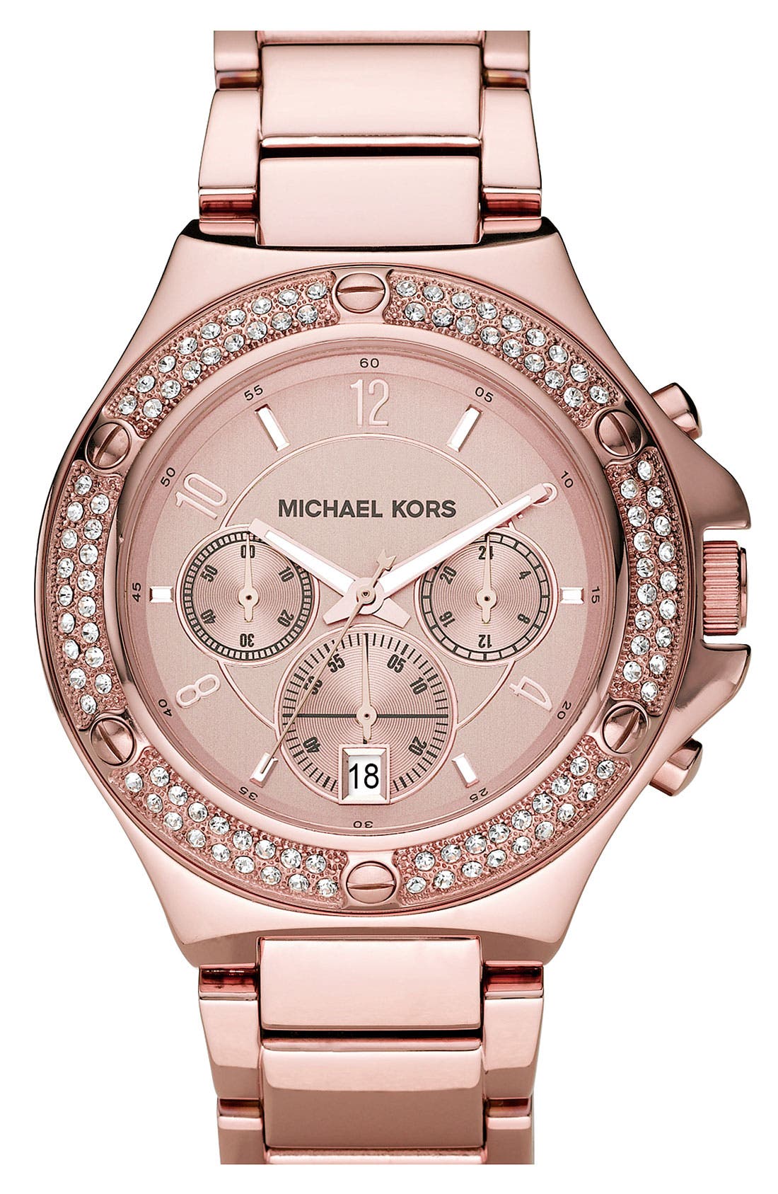 Michael Kors 'Rock Top' Rose Gold Bracelet Watch Nordstrom