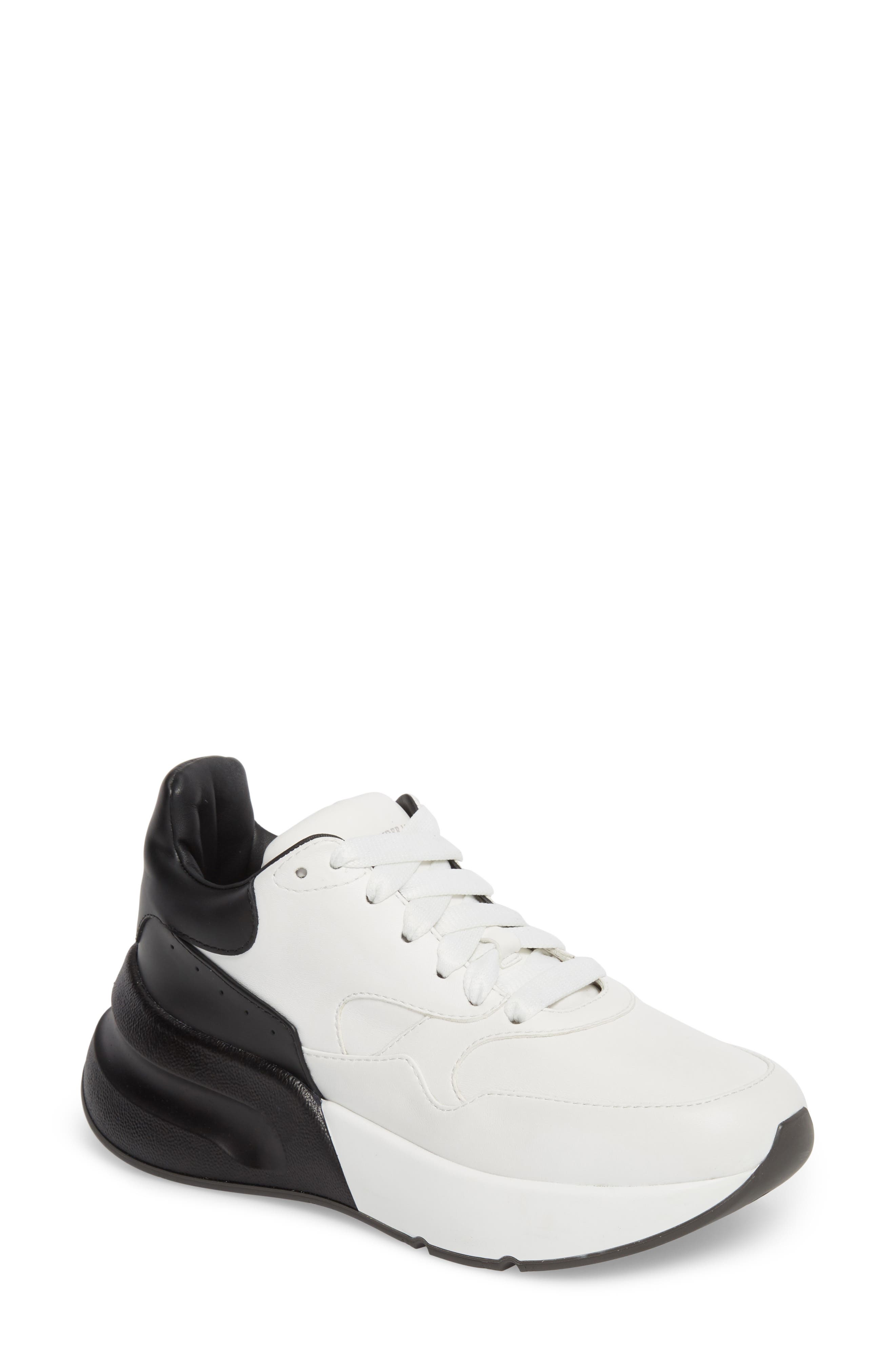 Alexander Mcqueen Oversized Lace-Up Sneaker, White