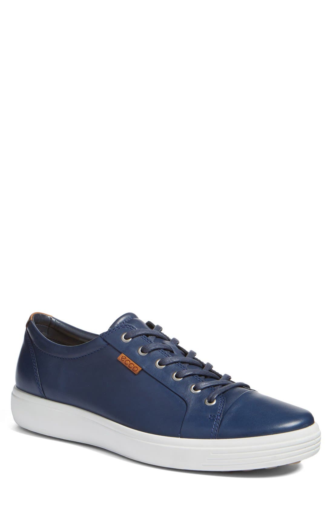 UPC 809702103916 product image for Men's ECCO 'Soft VII' Sneaker, Size 11-11.5US / 45EU - Blue | upcitemdb.com