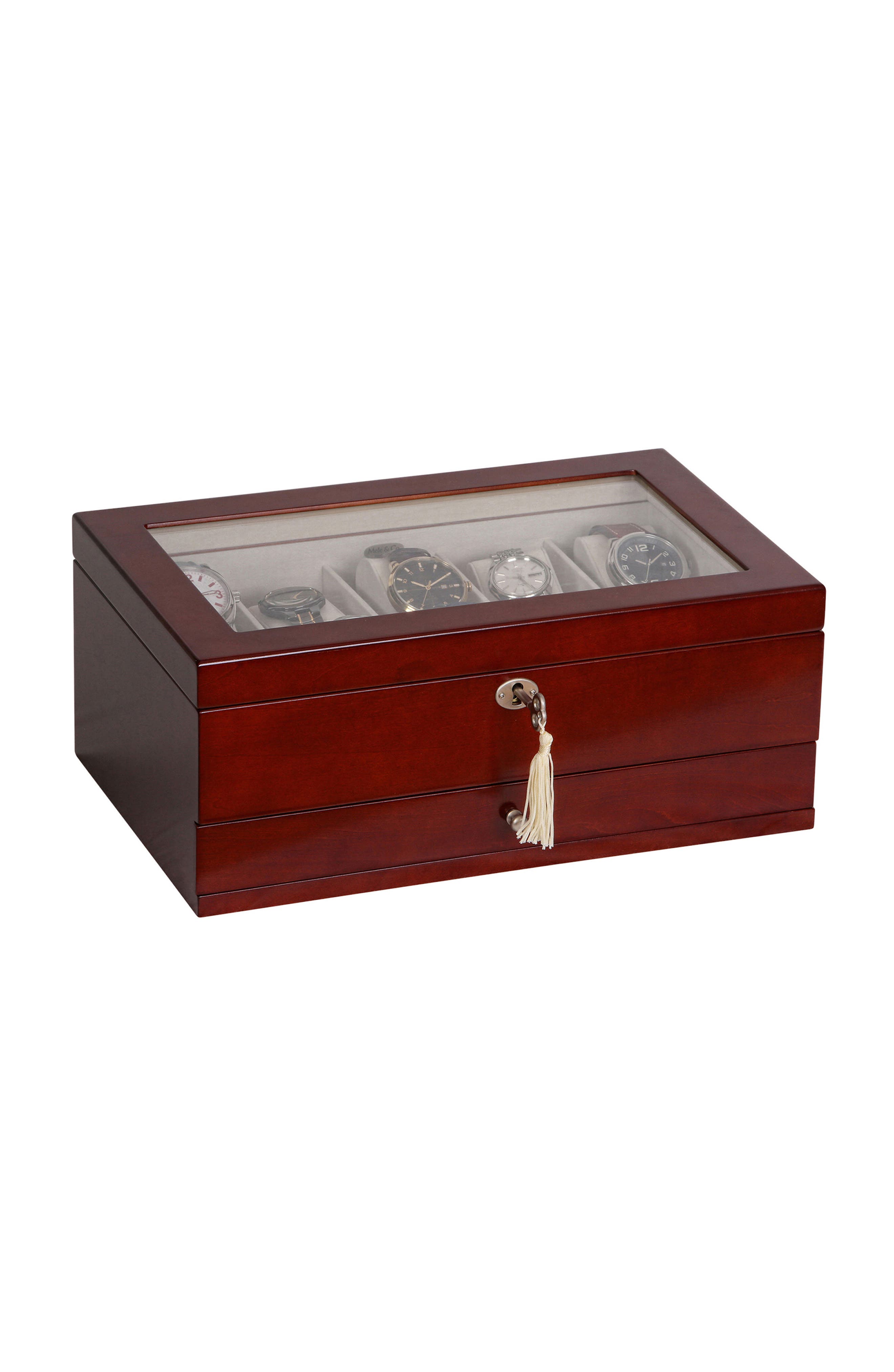 Mele & Co. Christo Locking Watch & Jewelry Box Nordstrom