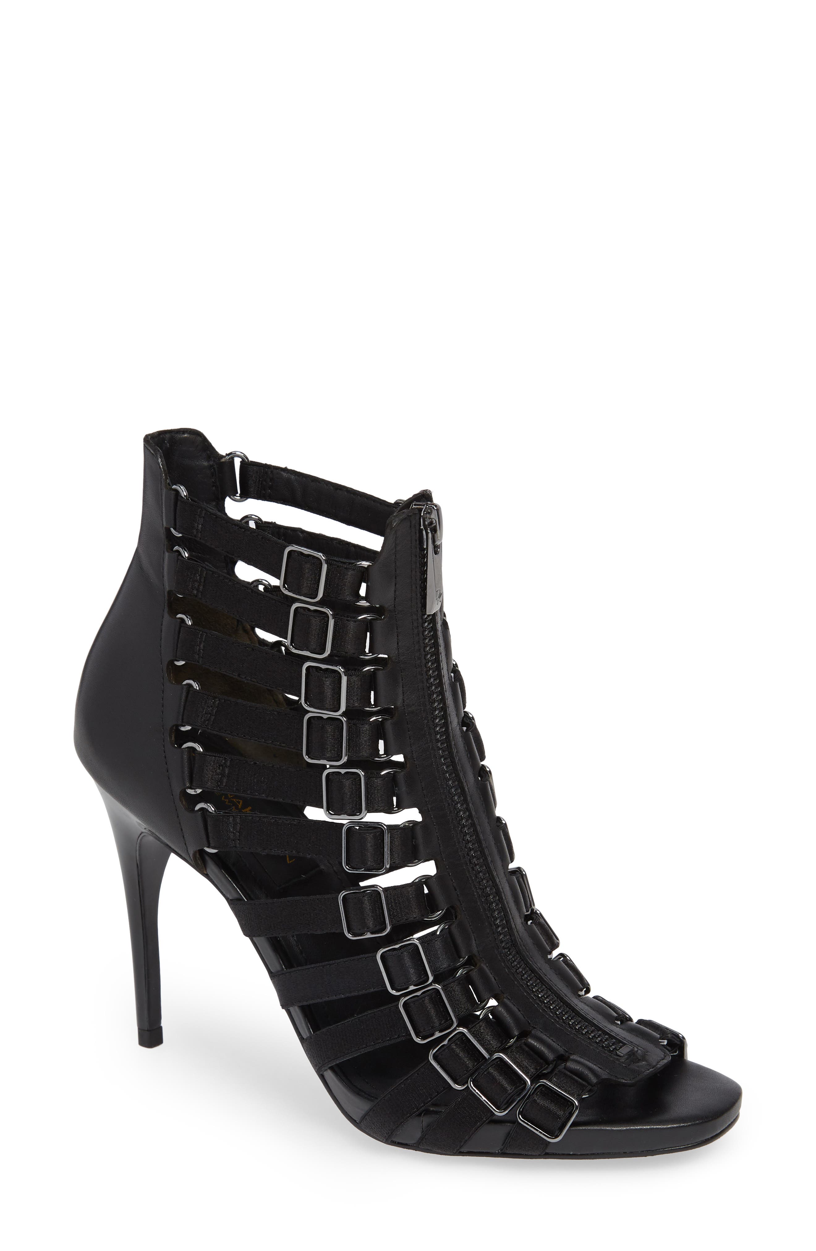 Donna Karan Kat High Sandal- Black