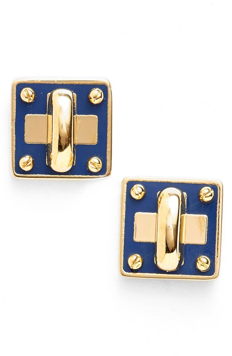 Marc By Jacobs Turnlock Enamel Stud Earrings Nordstrom Marc By Jacobs Turnlock Enamel Stud Earrings