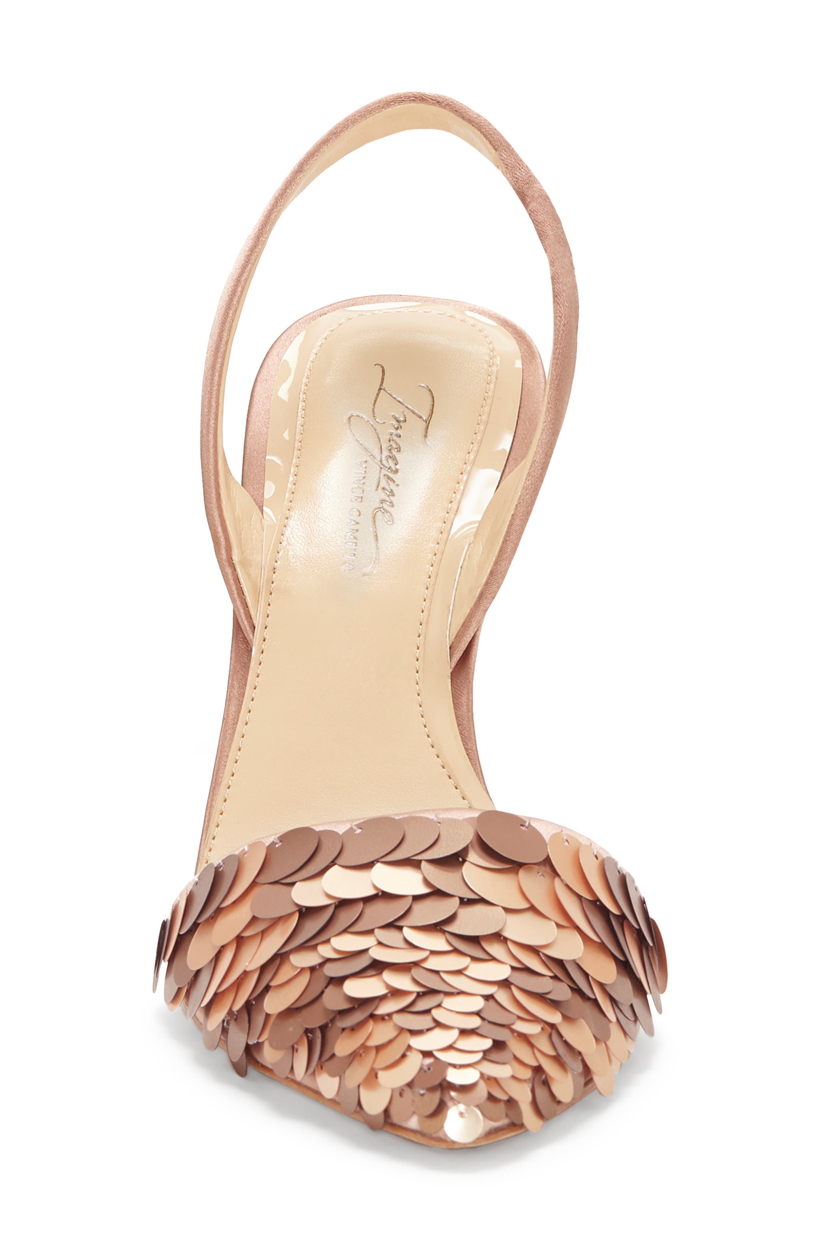 Metallic sequined pump