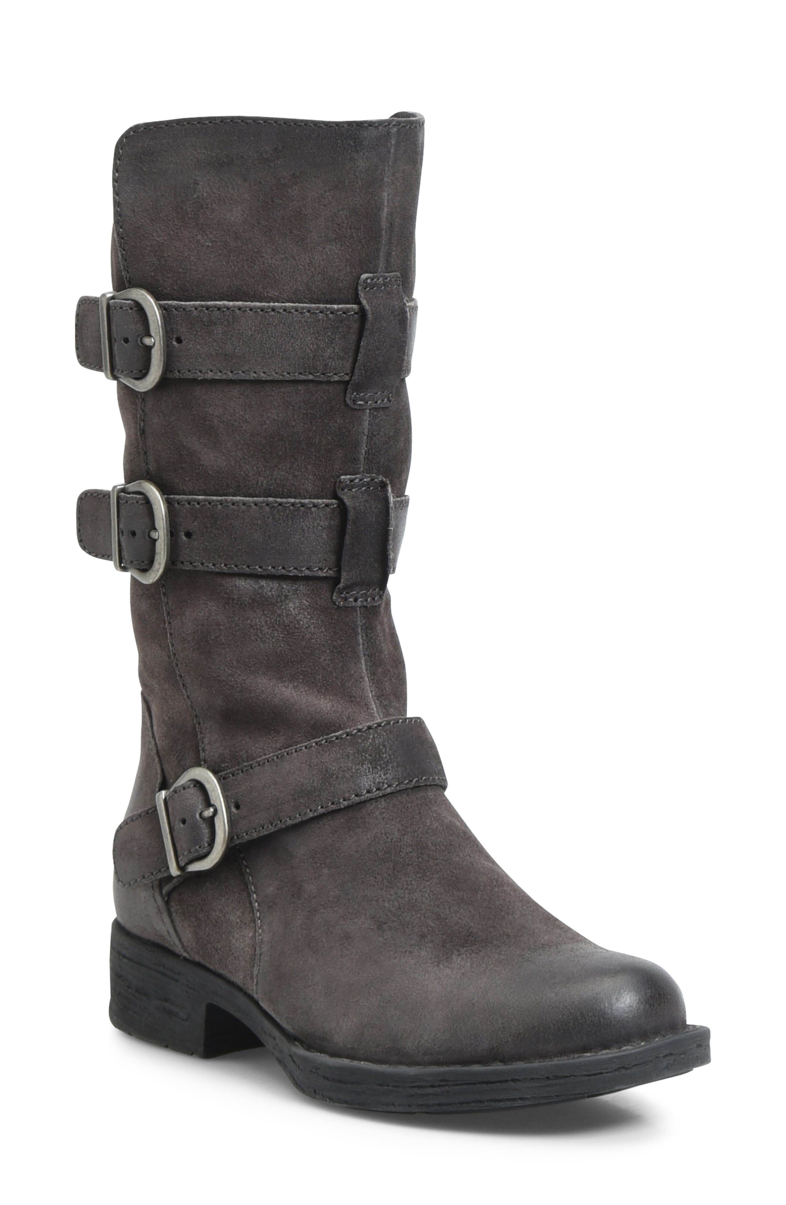 B?rn Ivy Buckle Boot- Grey