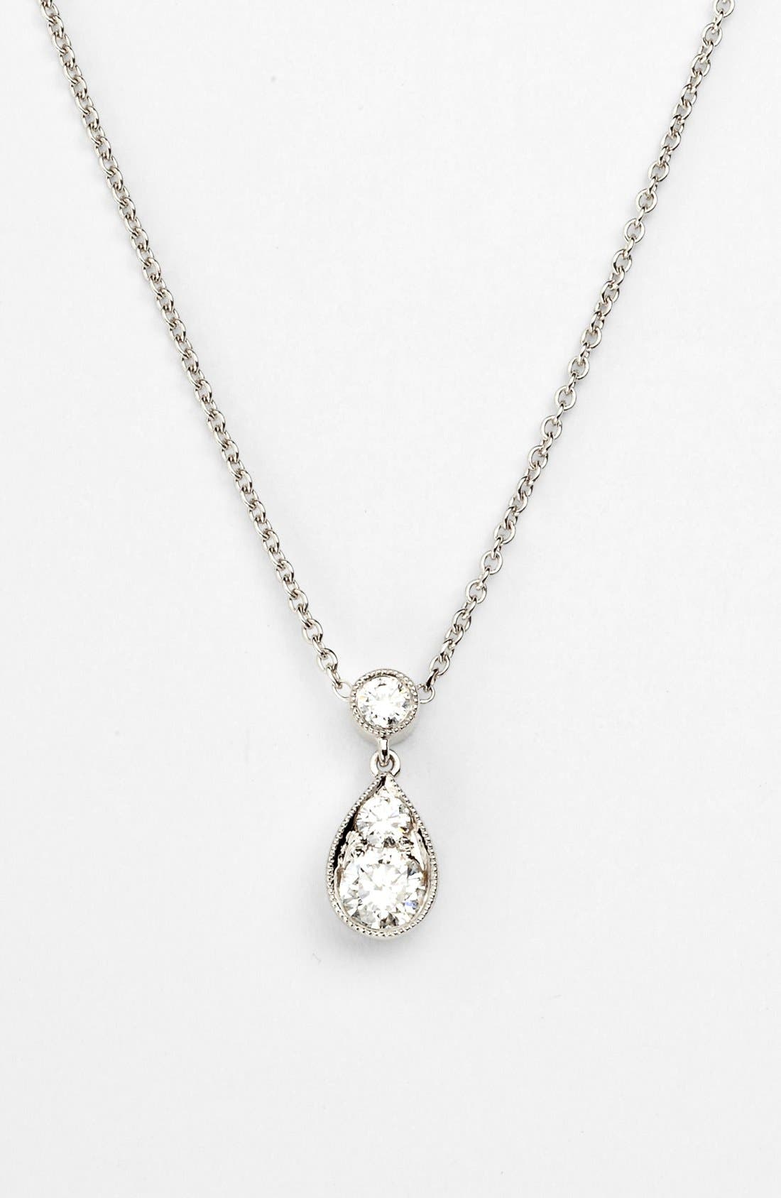 Kwiat 'Sunburst' Diamond Teardrop Pendant Necklace Nordstrom
