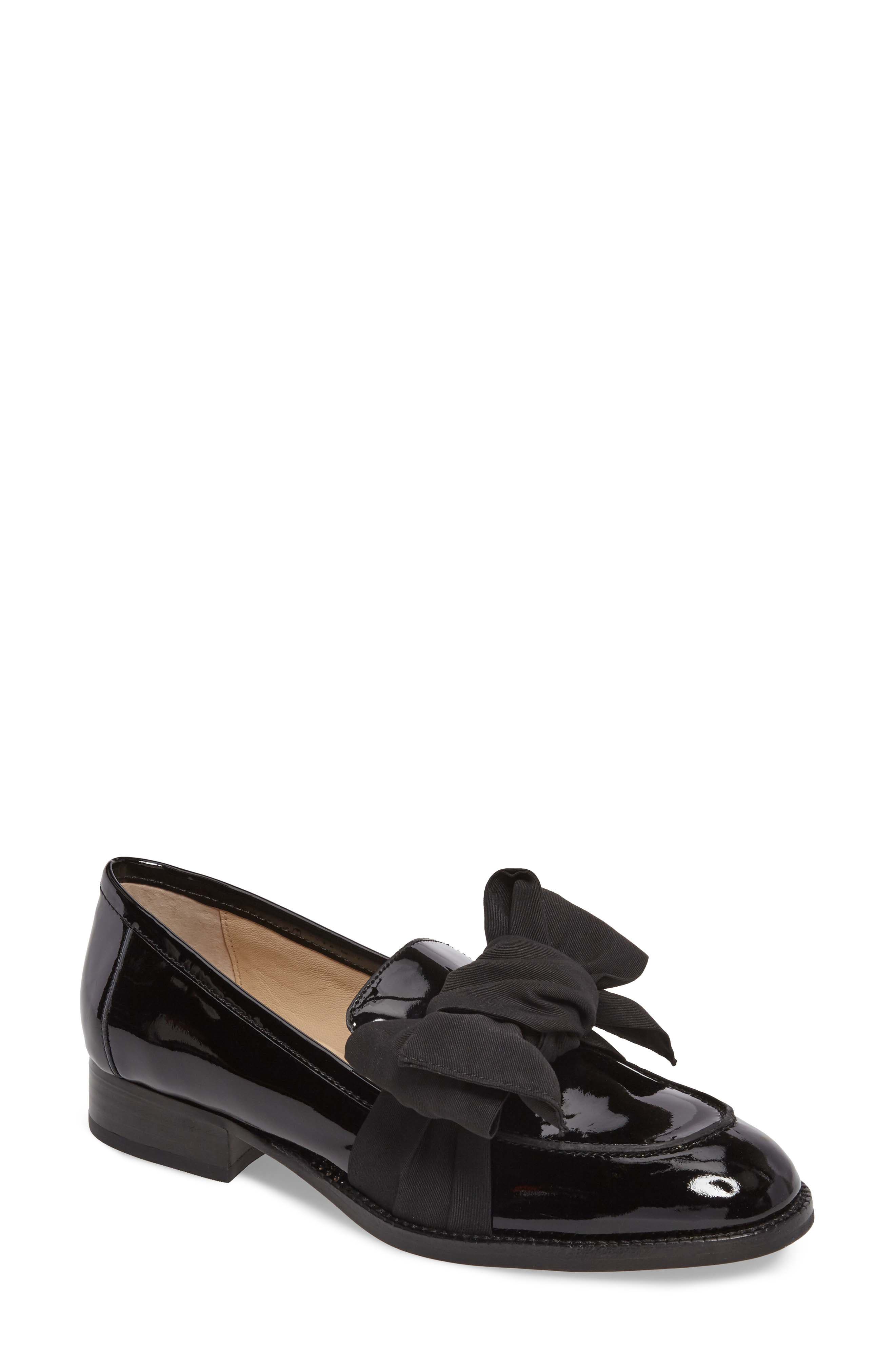 Botkier Violet Bow Loafer, Black