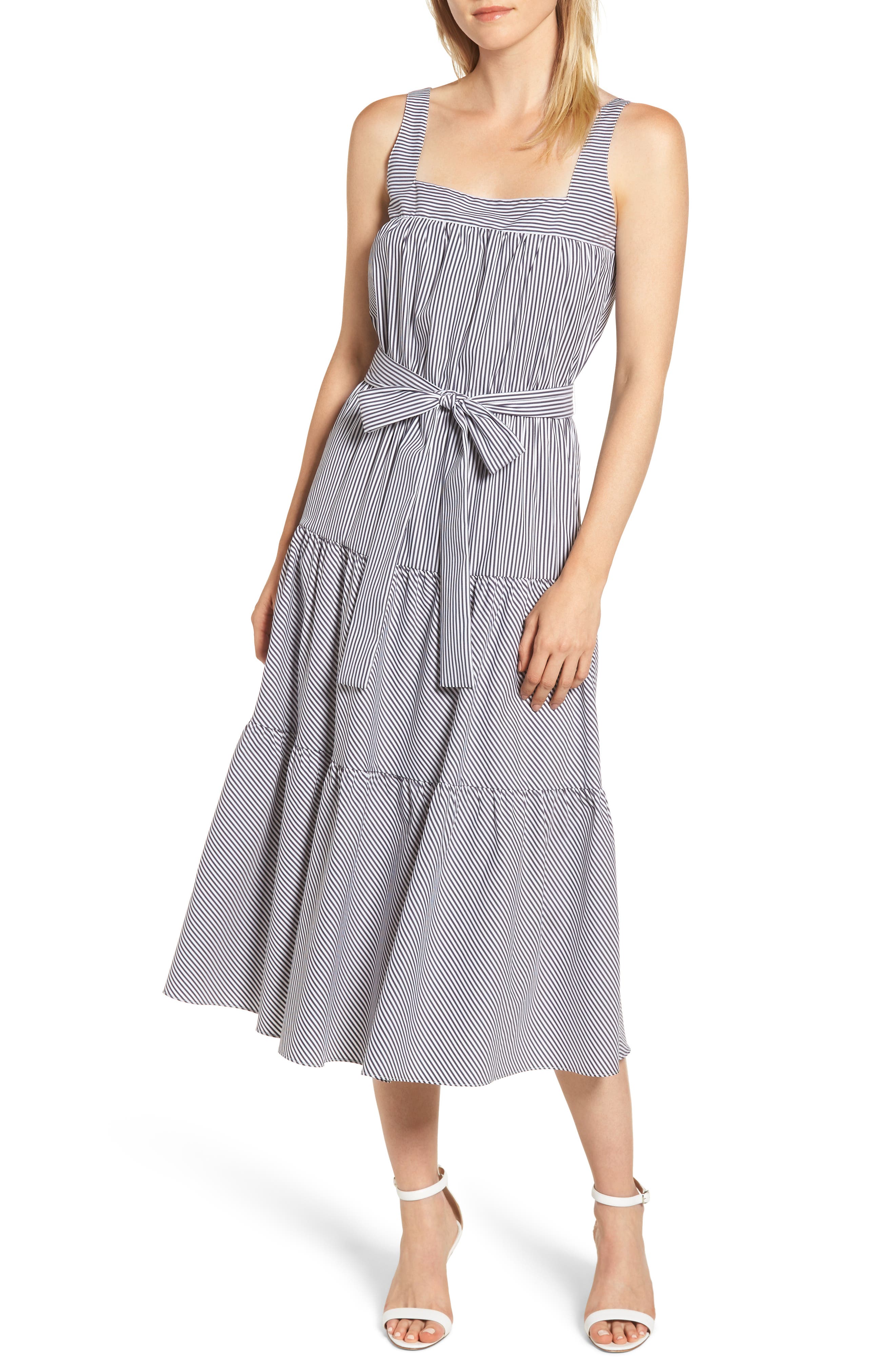 Michael Michael Kors Tiered Midi Dress