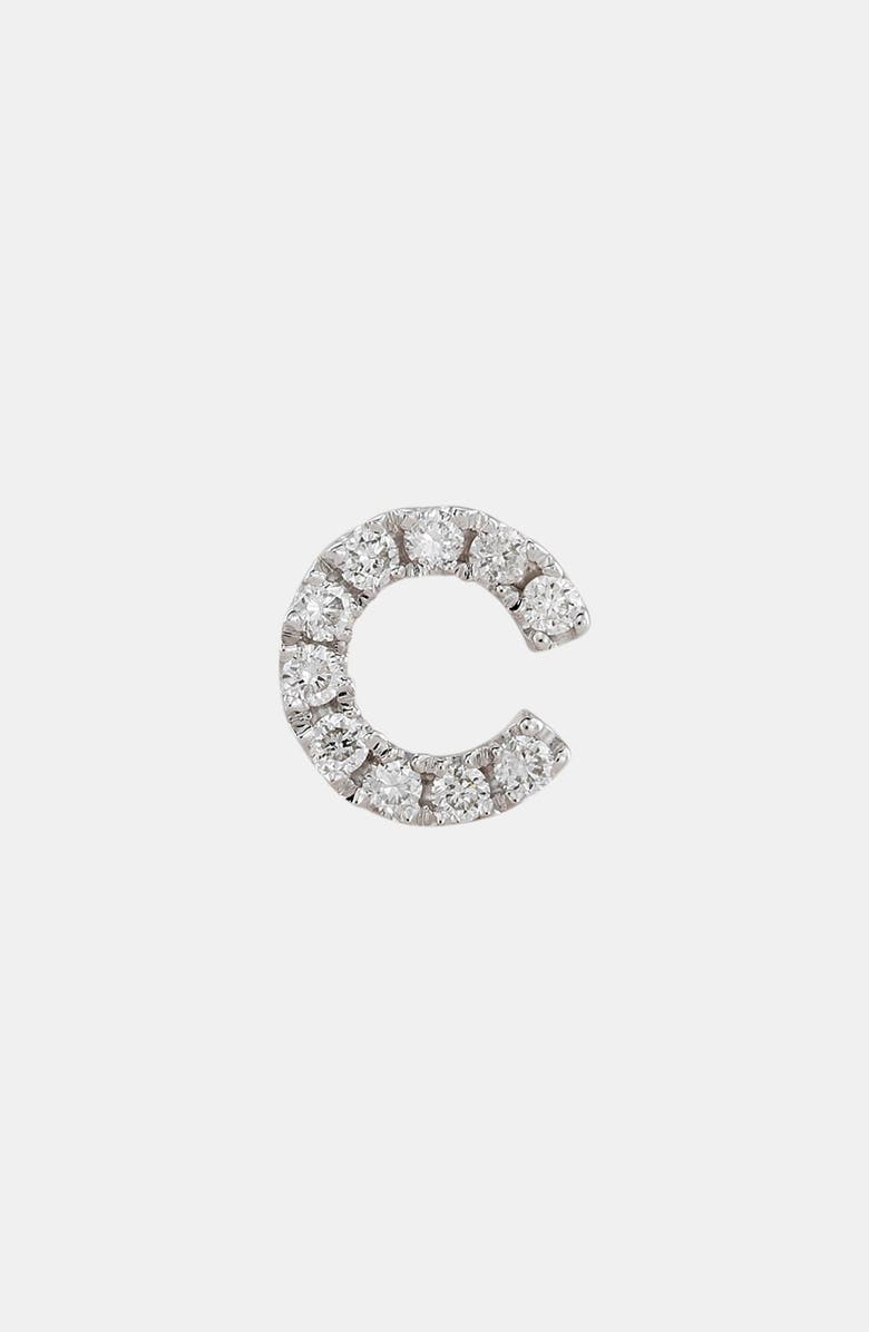 Bony Levy Single Initial Earring Nordstrom Exclusive Single Initial Earring Main