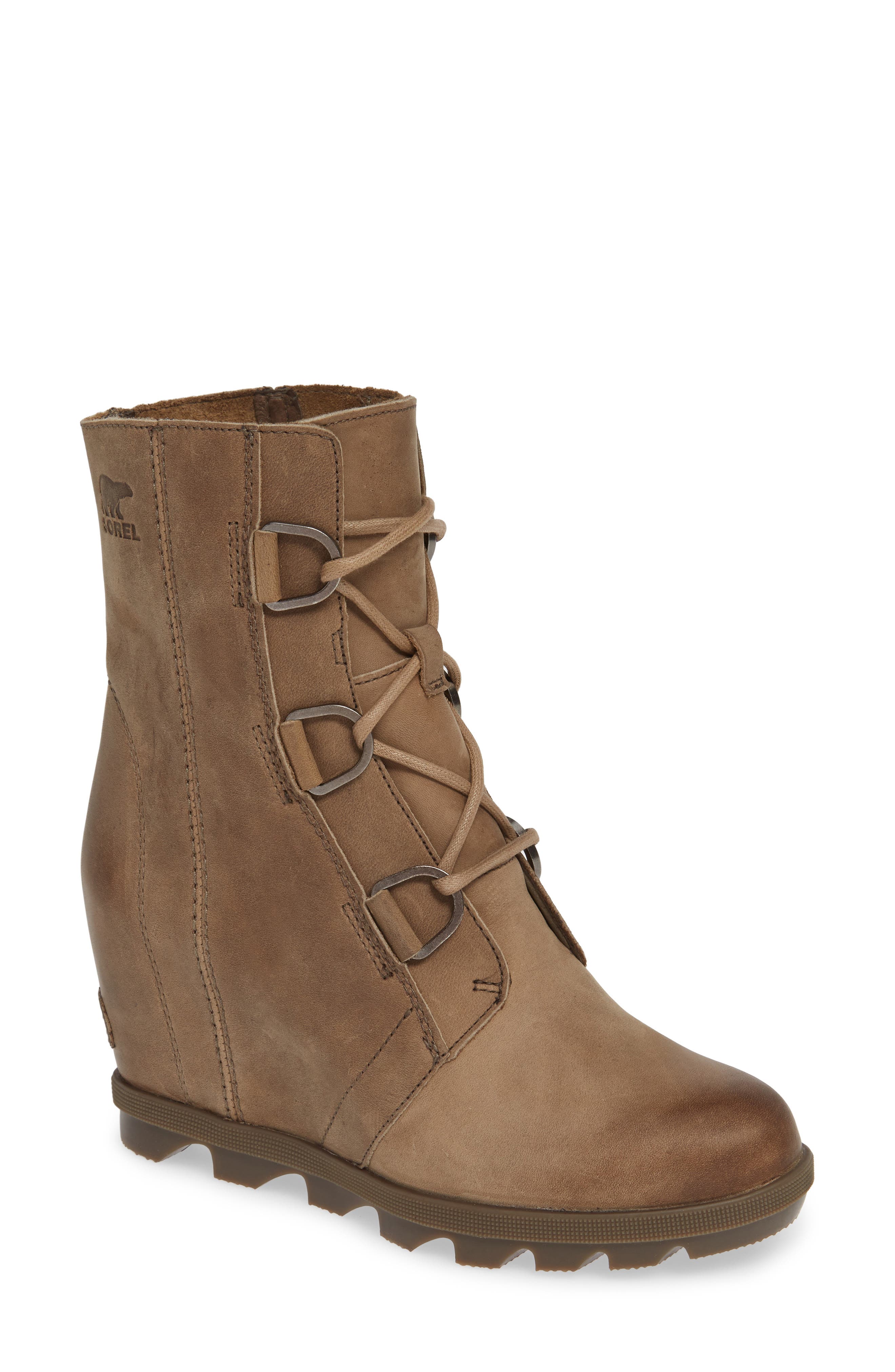 Sorel Joan Of Arctic Ii Waterproof Wedge Boot- Brown