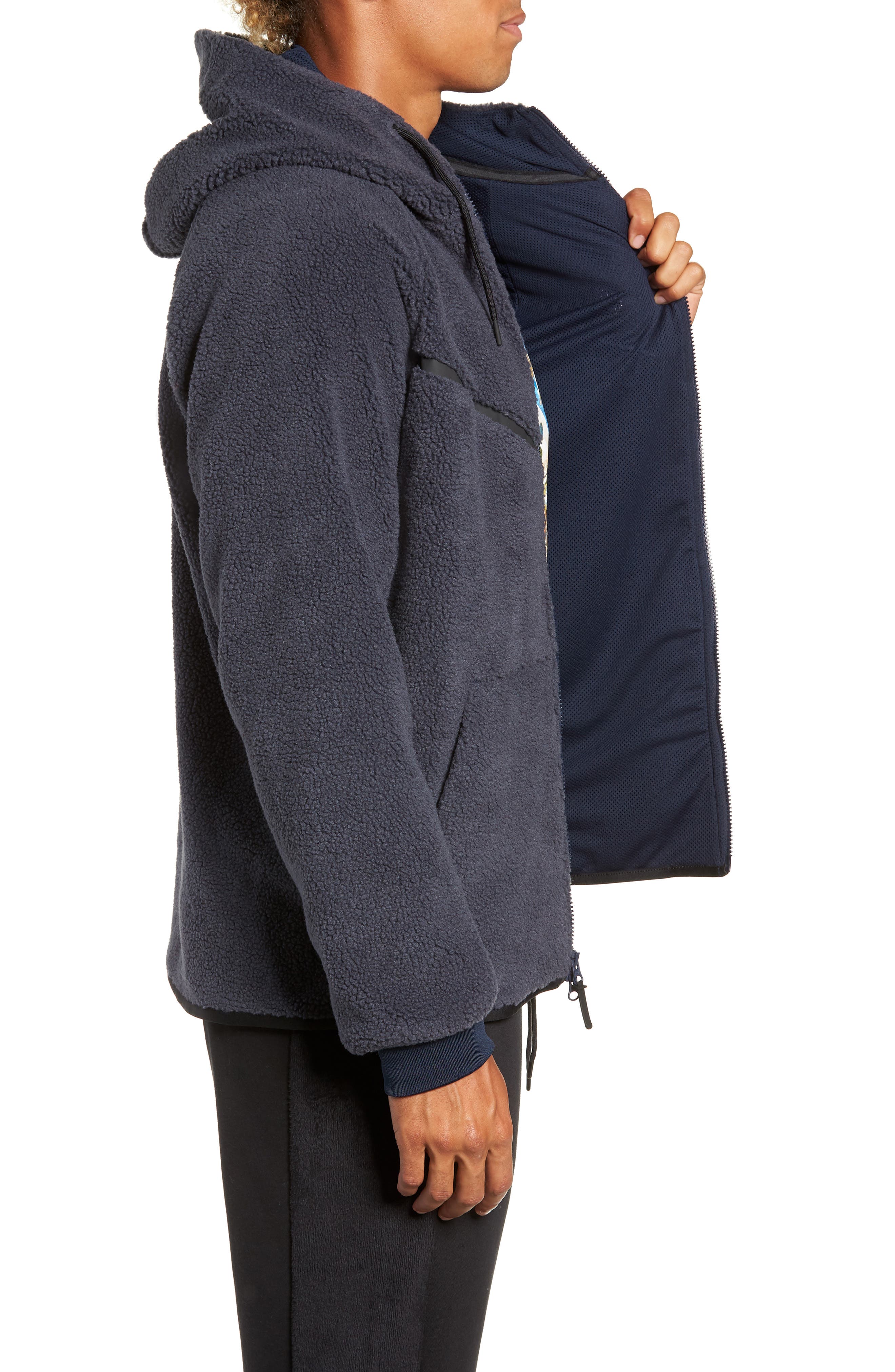 nike tech icon fleece zip hoodie