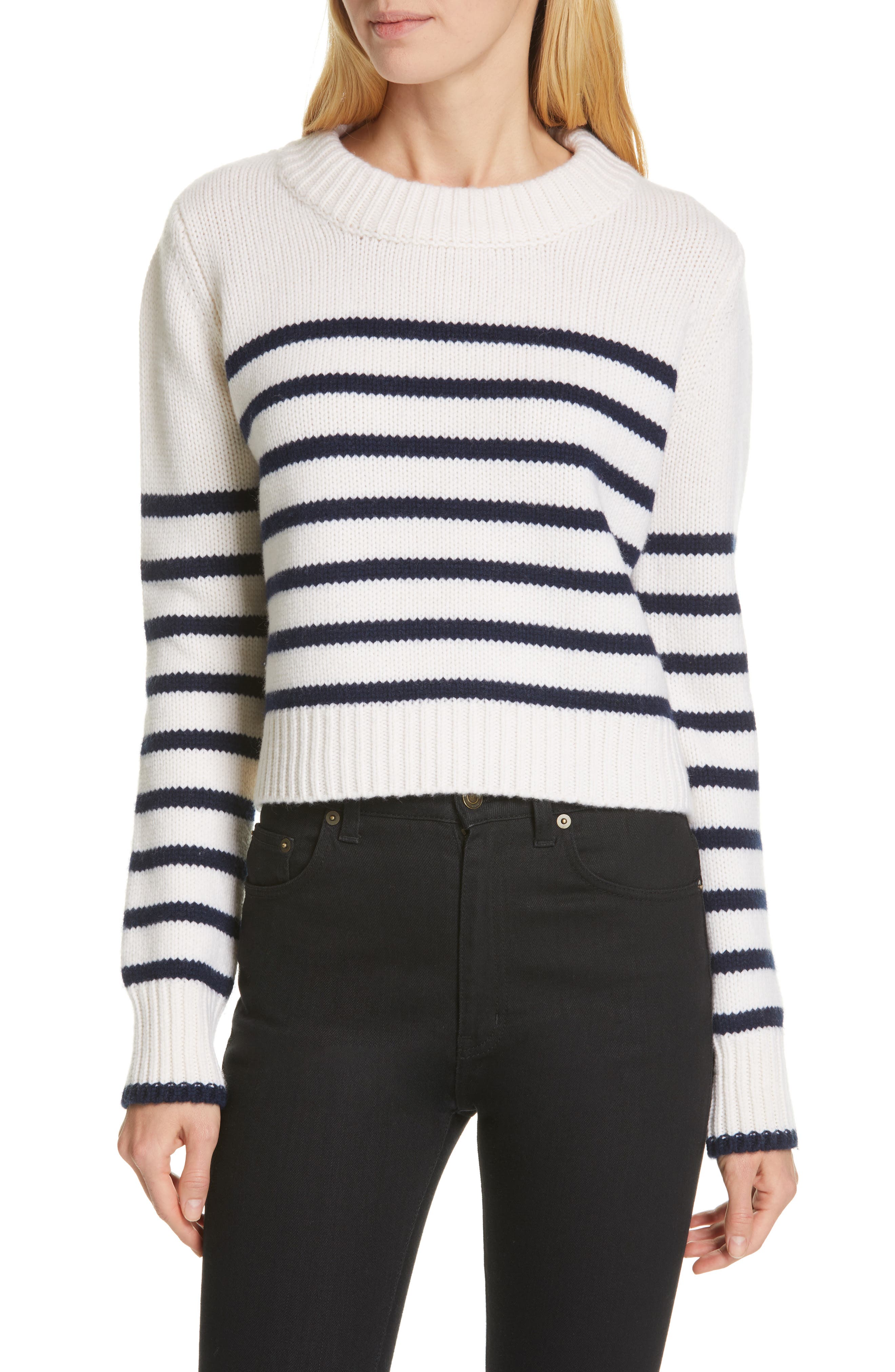 La Ligne Mini Maren Wool & Cashmere Sweater, Ivory