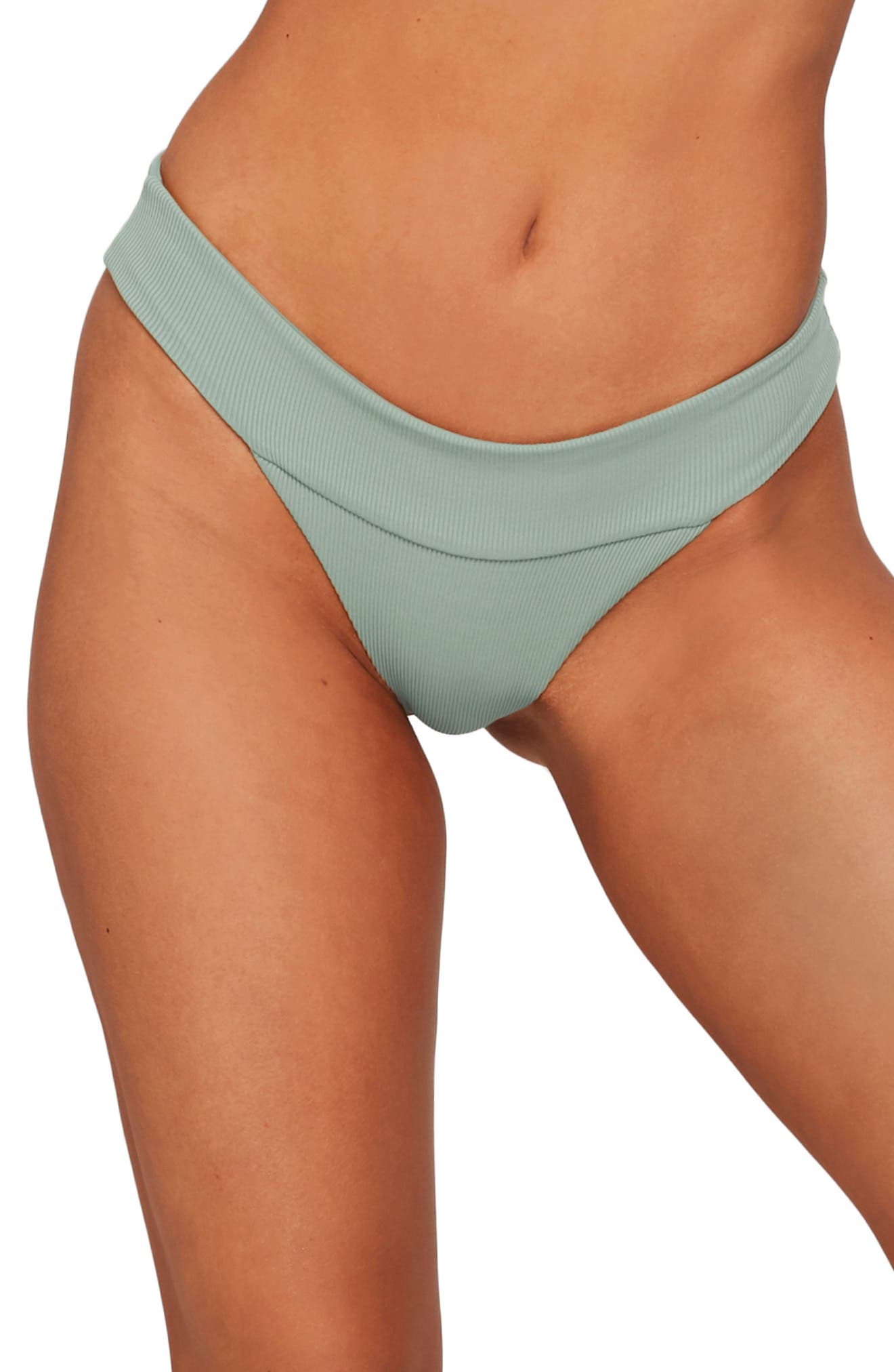 L*space Tops VERONICA RIBBED BIKINI BOTTOMS