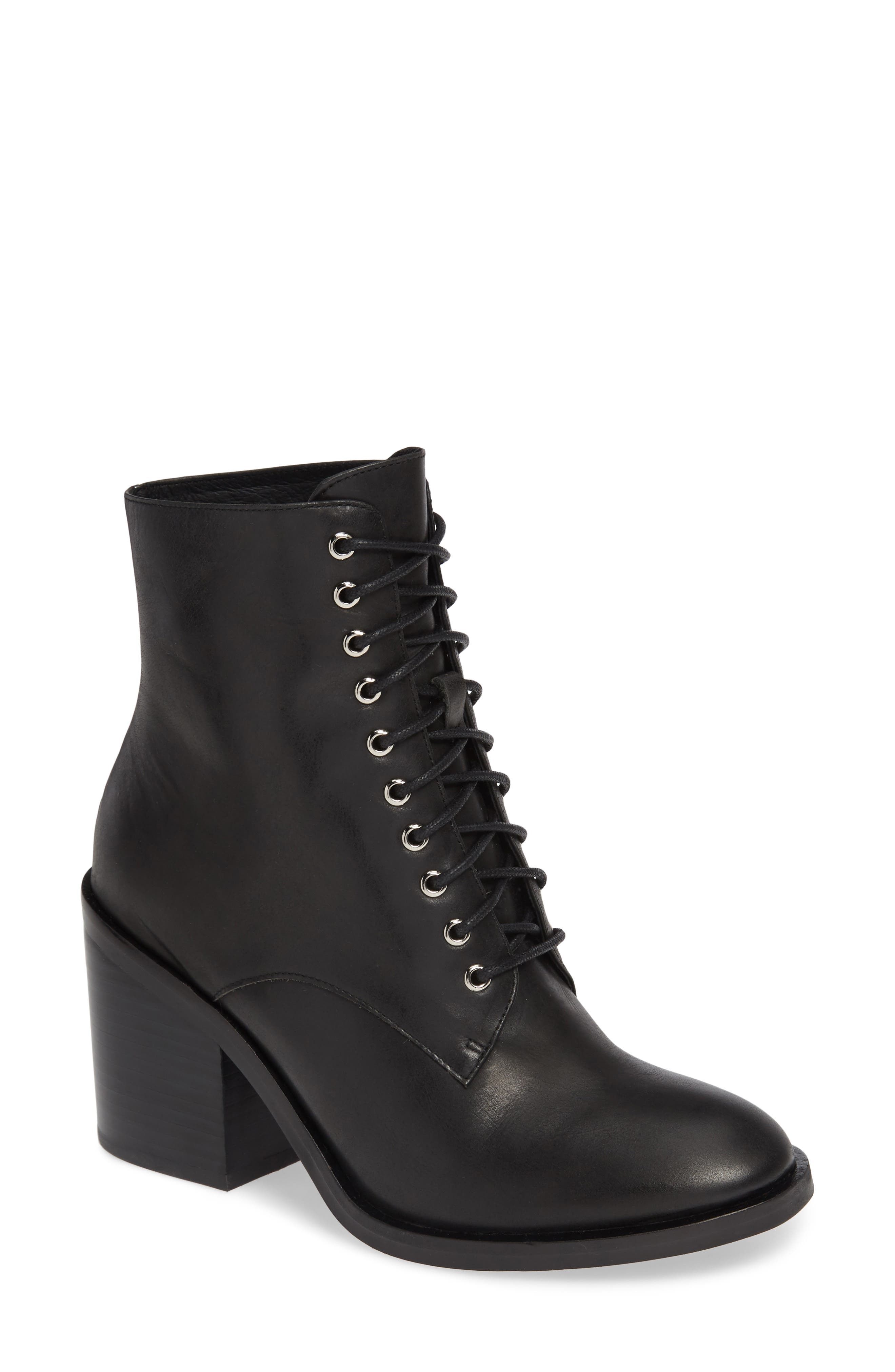 Jeffrey Campbell Knowles Block Heel Bootie, Grey