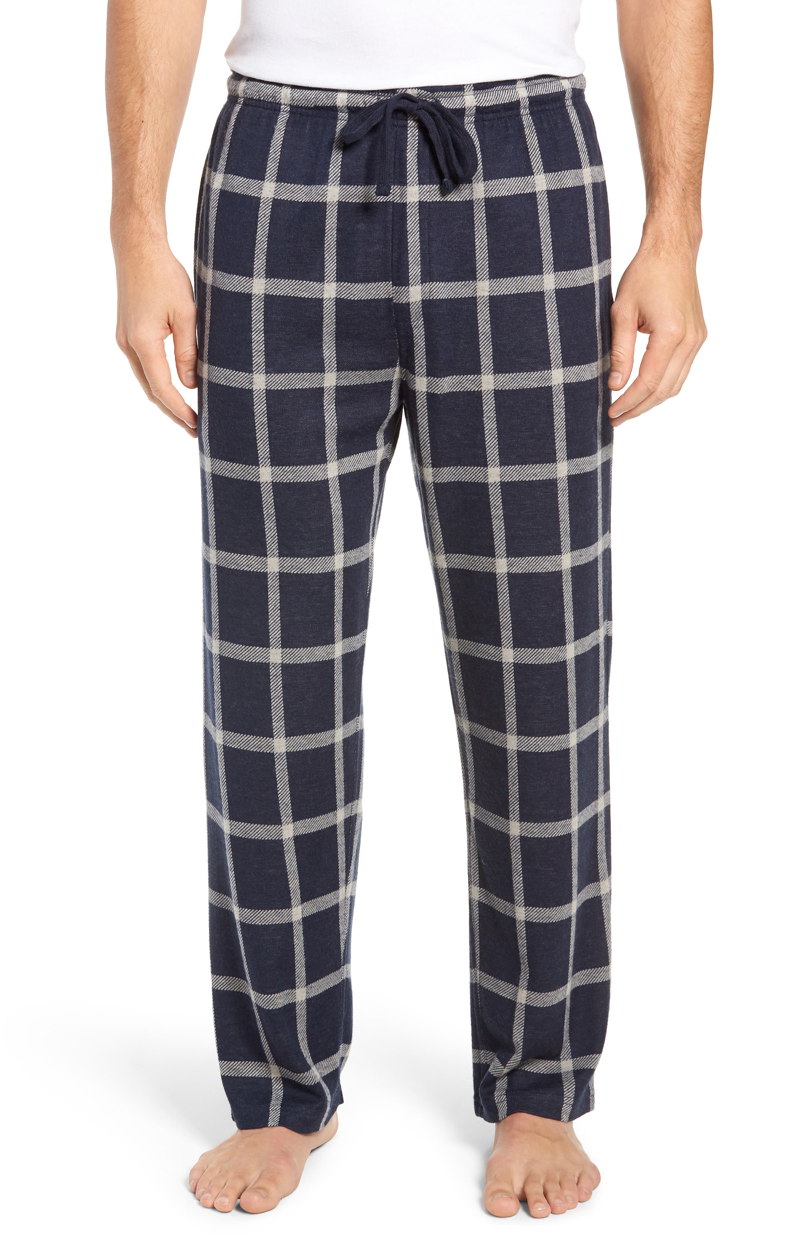 Nordstrom Shop Fleece Pajama Pants, Blue