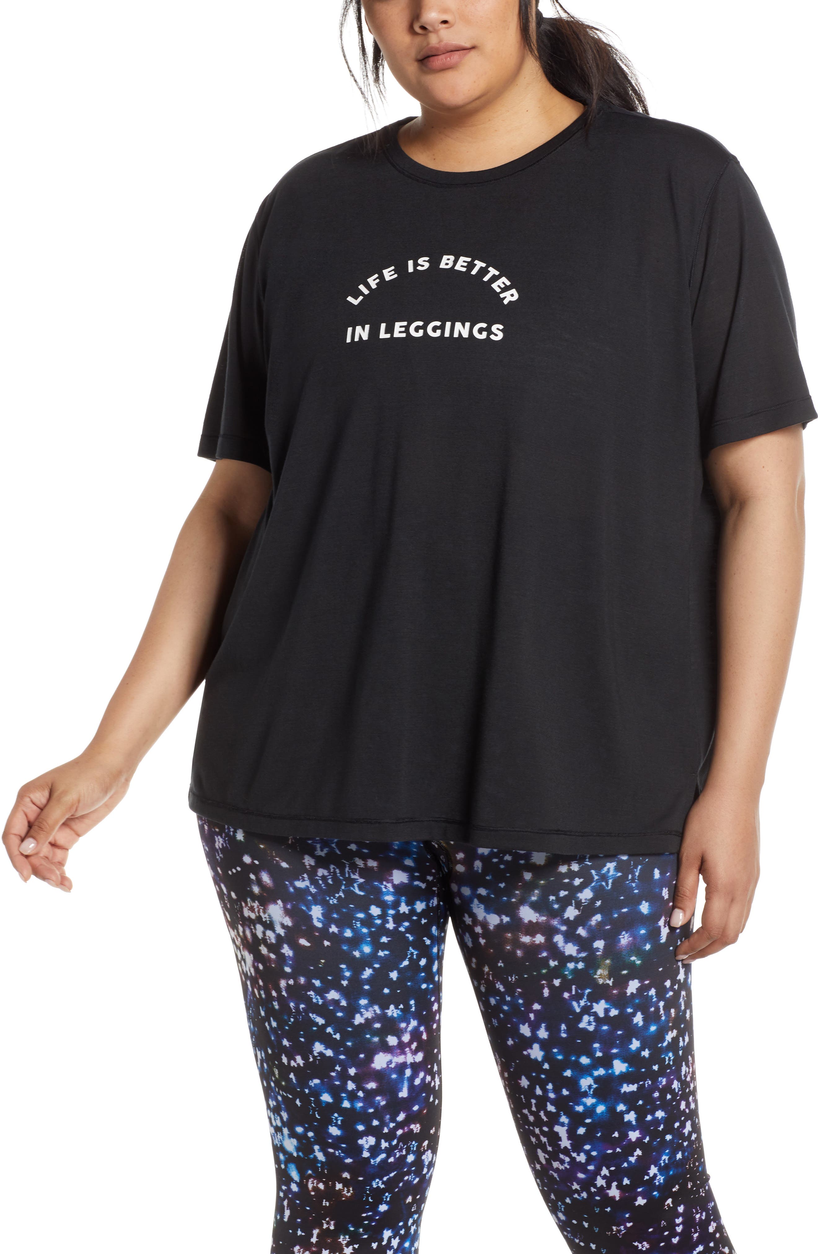 Plus Size Shape Activewear Captivate Tee