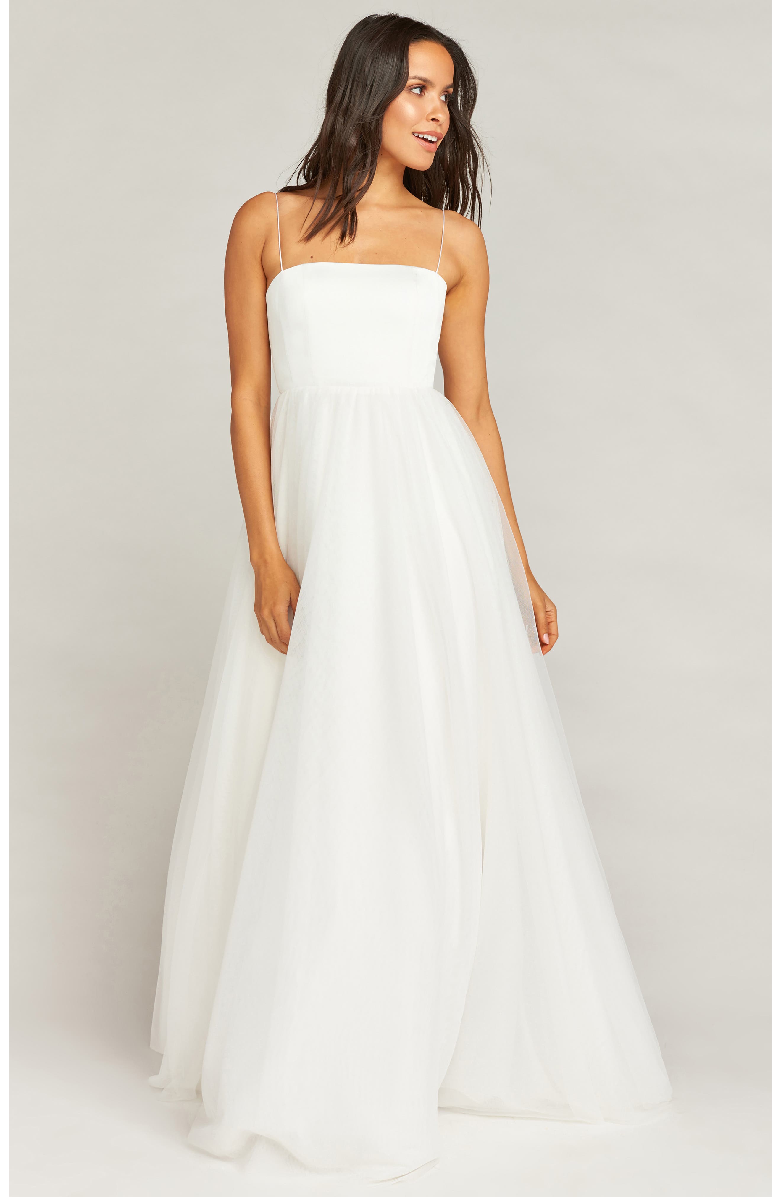 Show Me Your Mumu Palace Tulle Wedding Dress, White