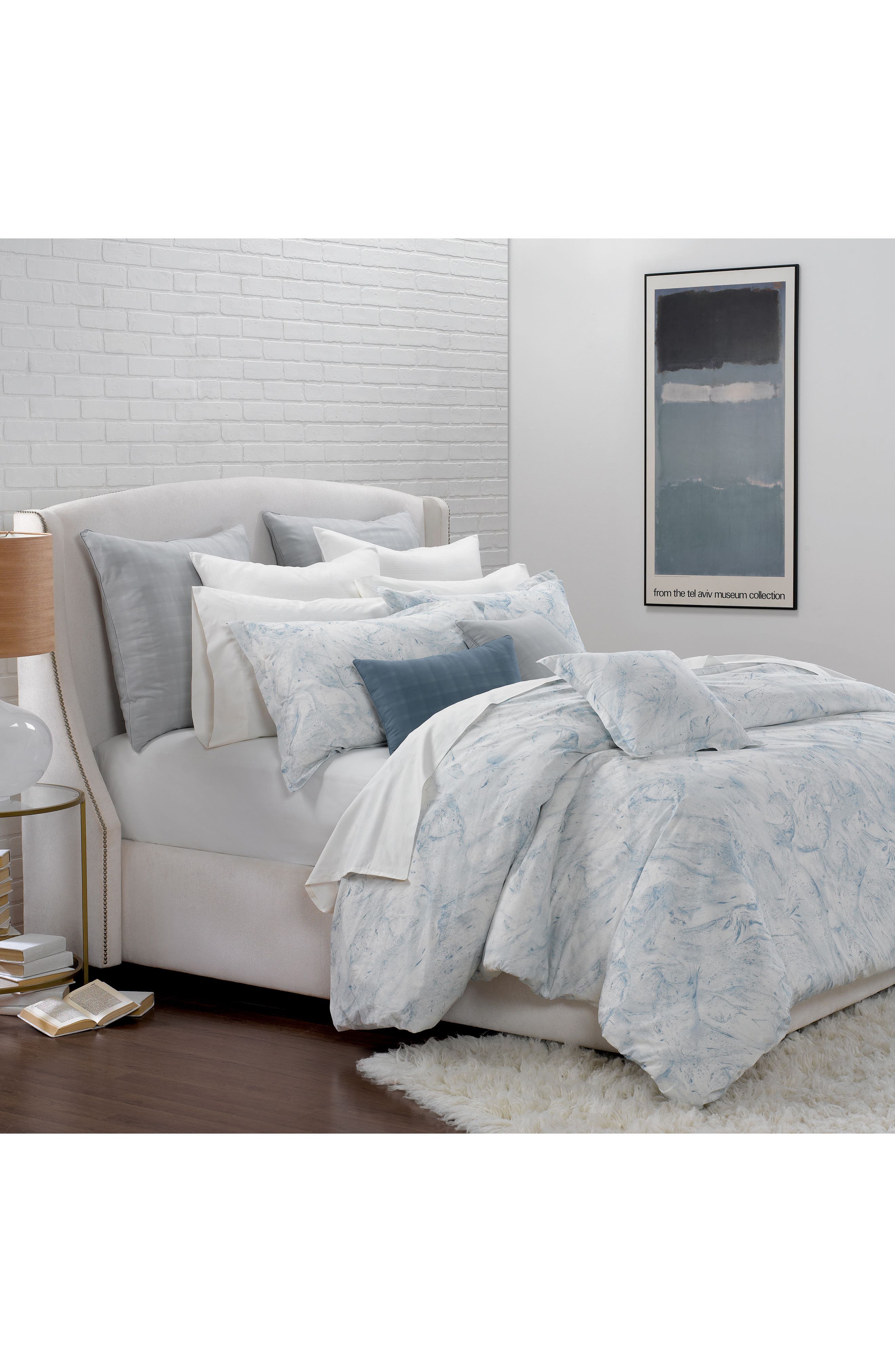 Portico Glacier Bay Organic Cotton Duvet Cover Nordstrom