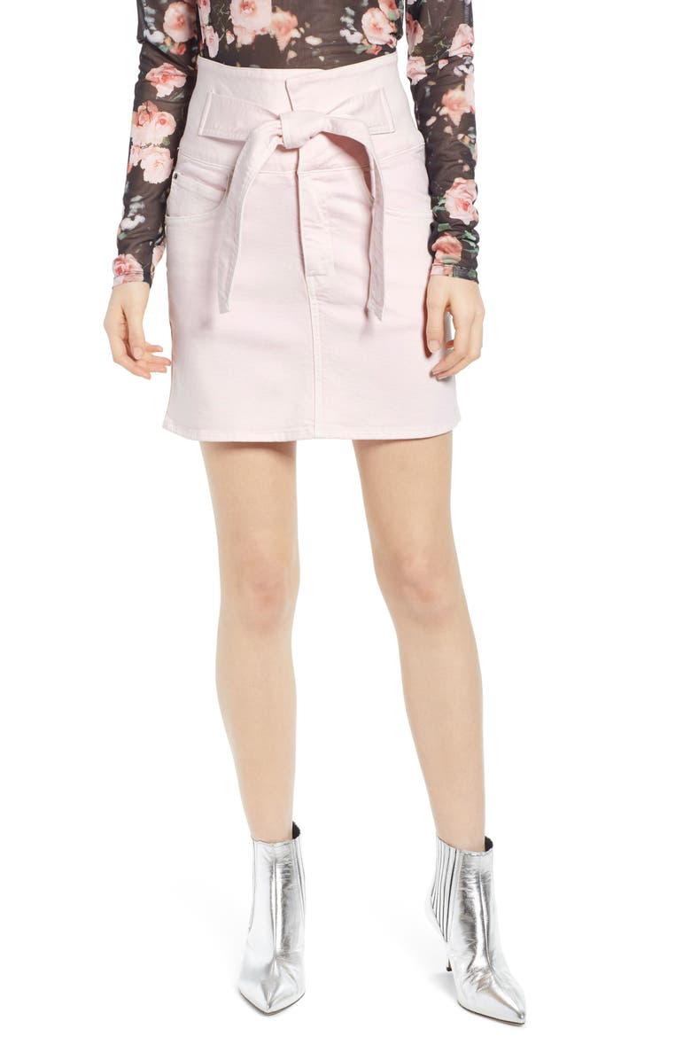REBECCA MINKOFF Callie Skirt, Main, color, LIGHT PINK