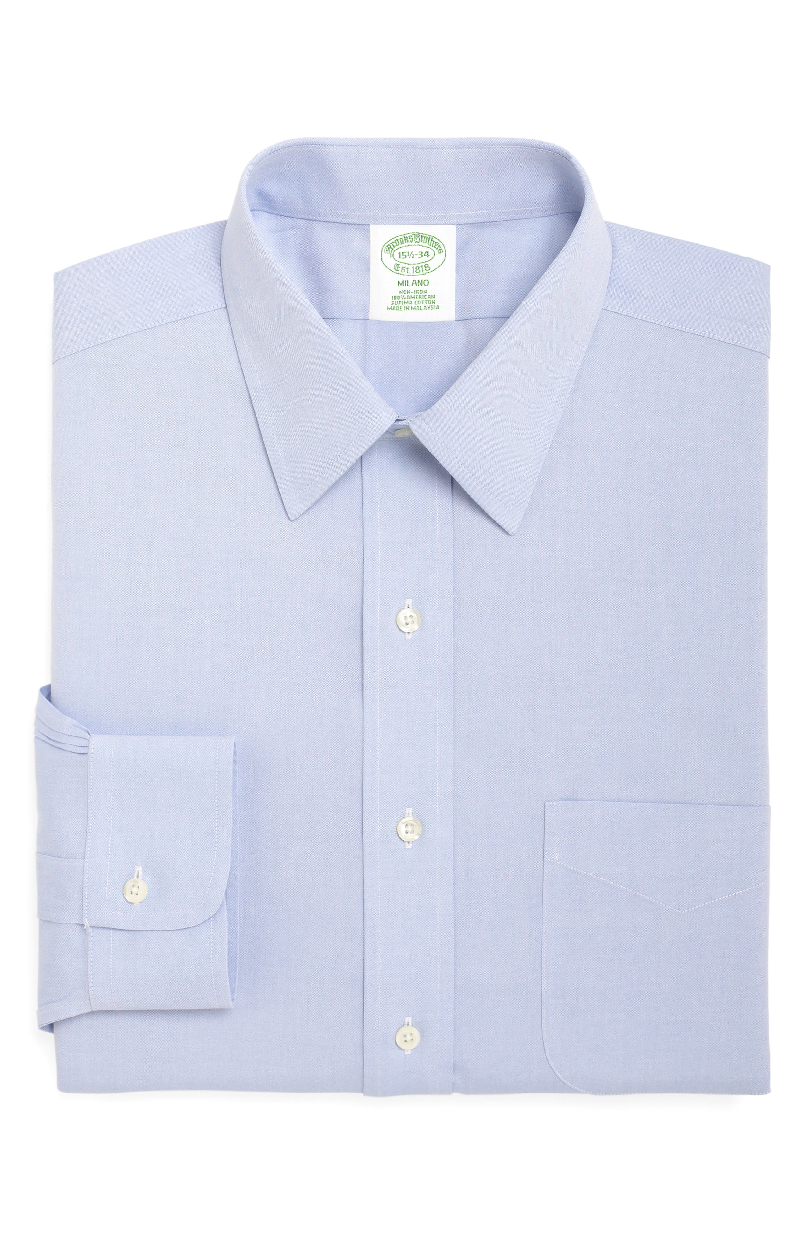 Brooks Brothers Trim Fit Solid Dress Shirt (3 For $207)