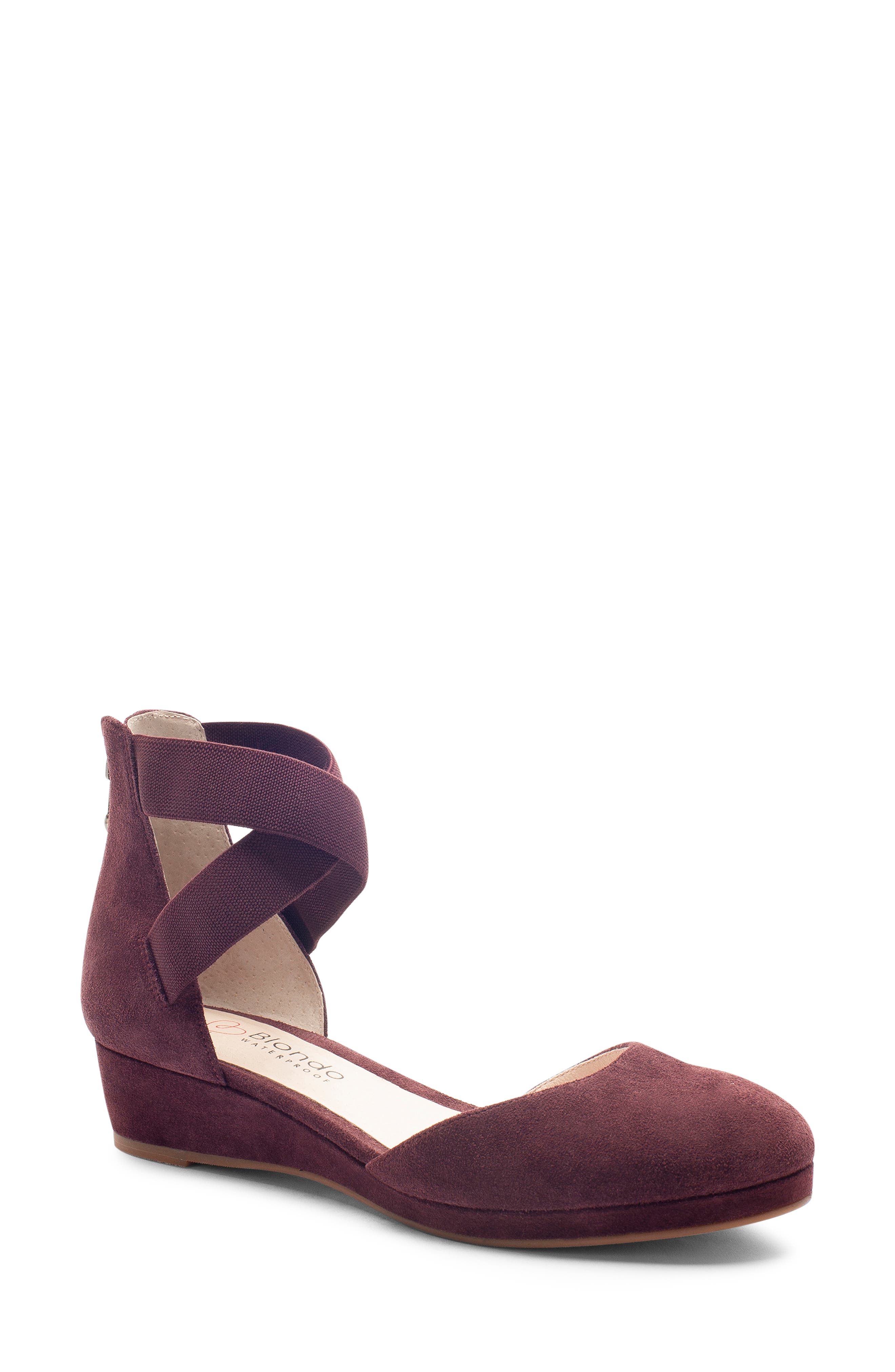 Blondo Cathy Waterproof Wedge Pump- Red