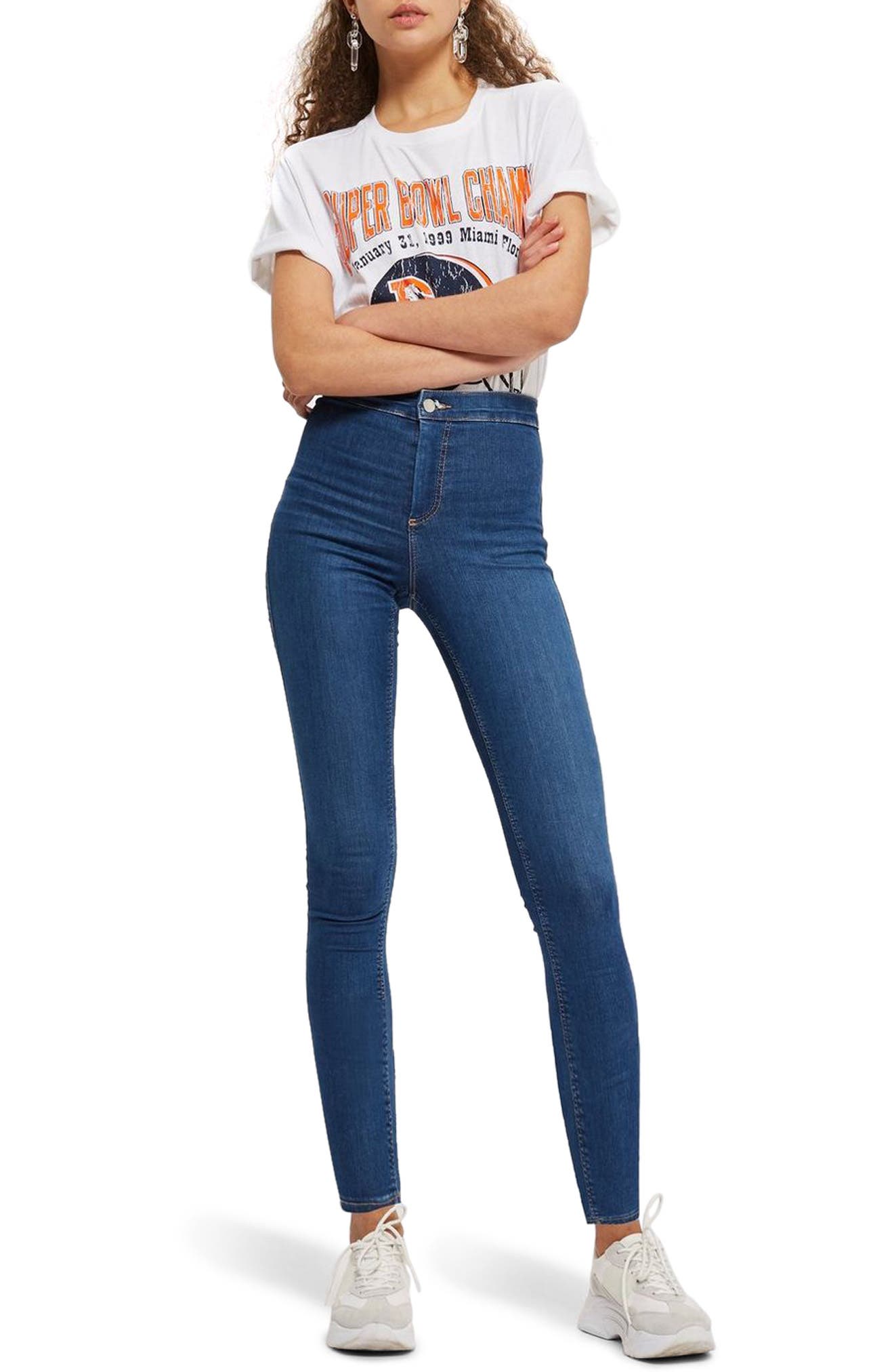 High Waisted Jeans, Women's High Rise Jeans