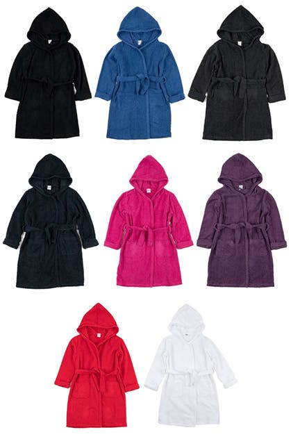 Leveret Children's Terry Hooded Robe