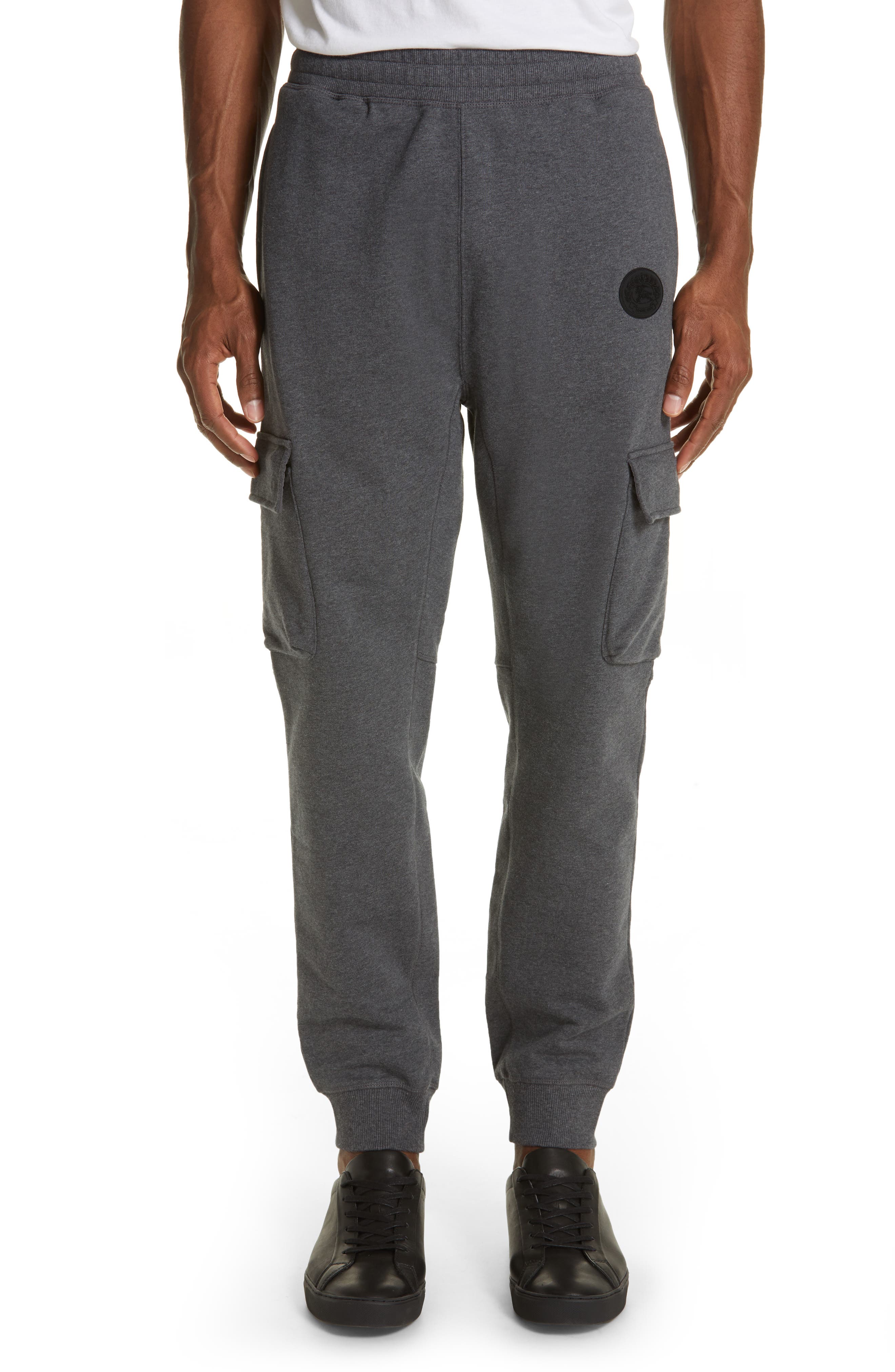 Burberry Cargo Jogger Pants, Grey