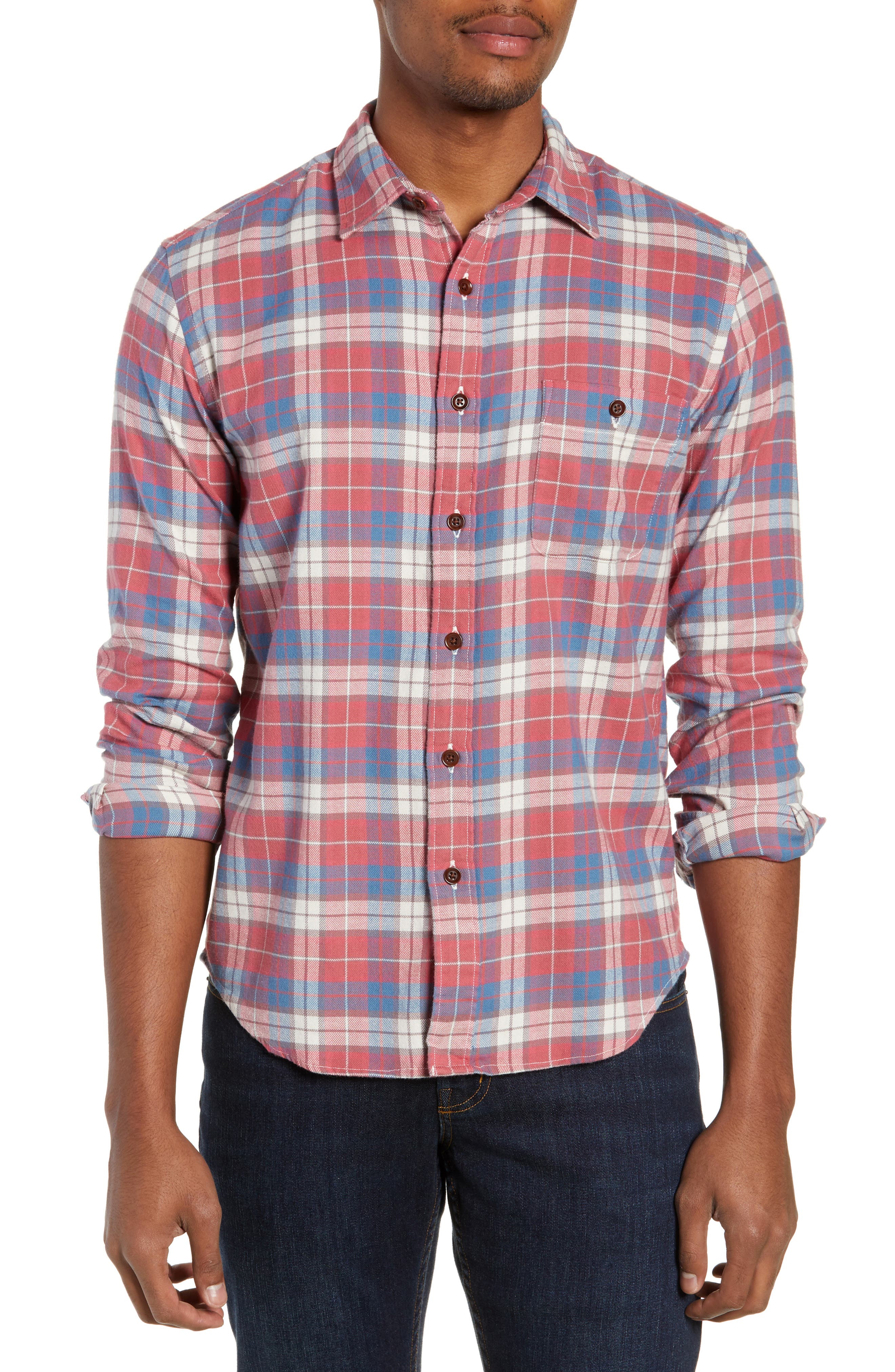 Faherty Seaview Stretch Flannel Shirt
