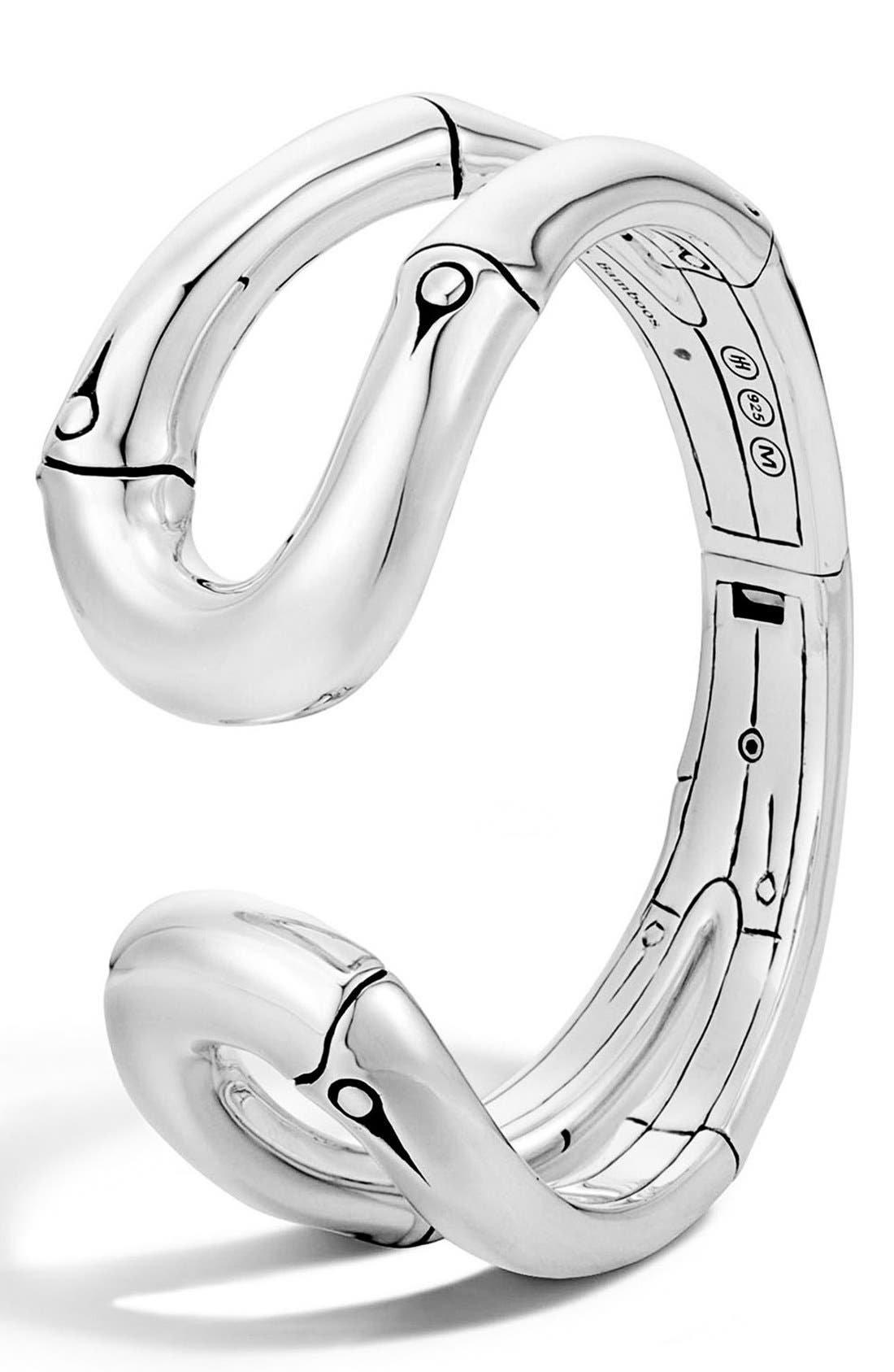 John Hardy 'Bamboo' Silver Hinge Wrist Cuff Nordstrom