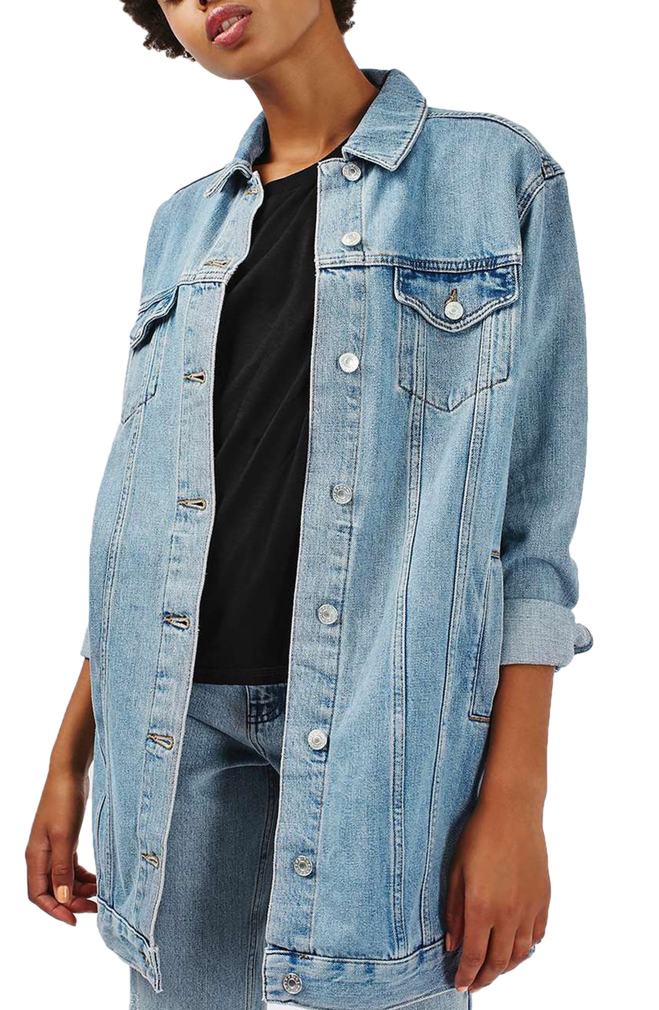 Longline Denim Jacket Nordstrom