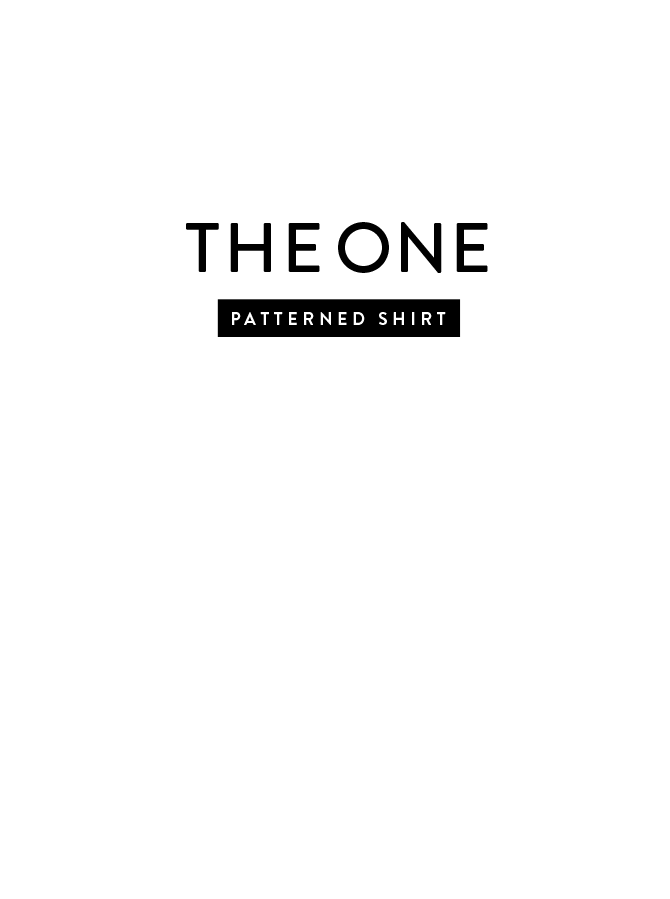The one men's item you need: a bold patterned shirt.