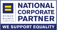Human Rights Campaign logo.