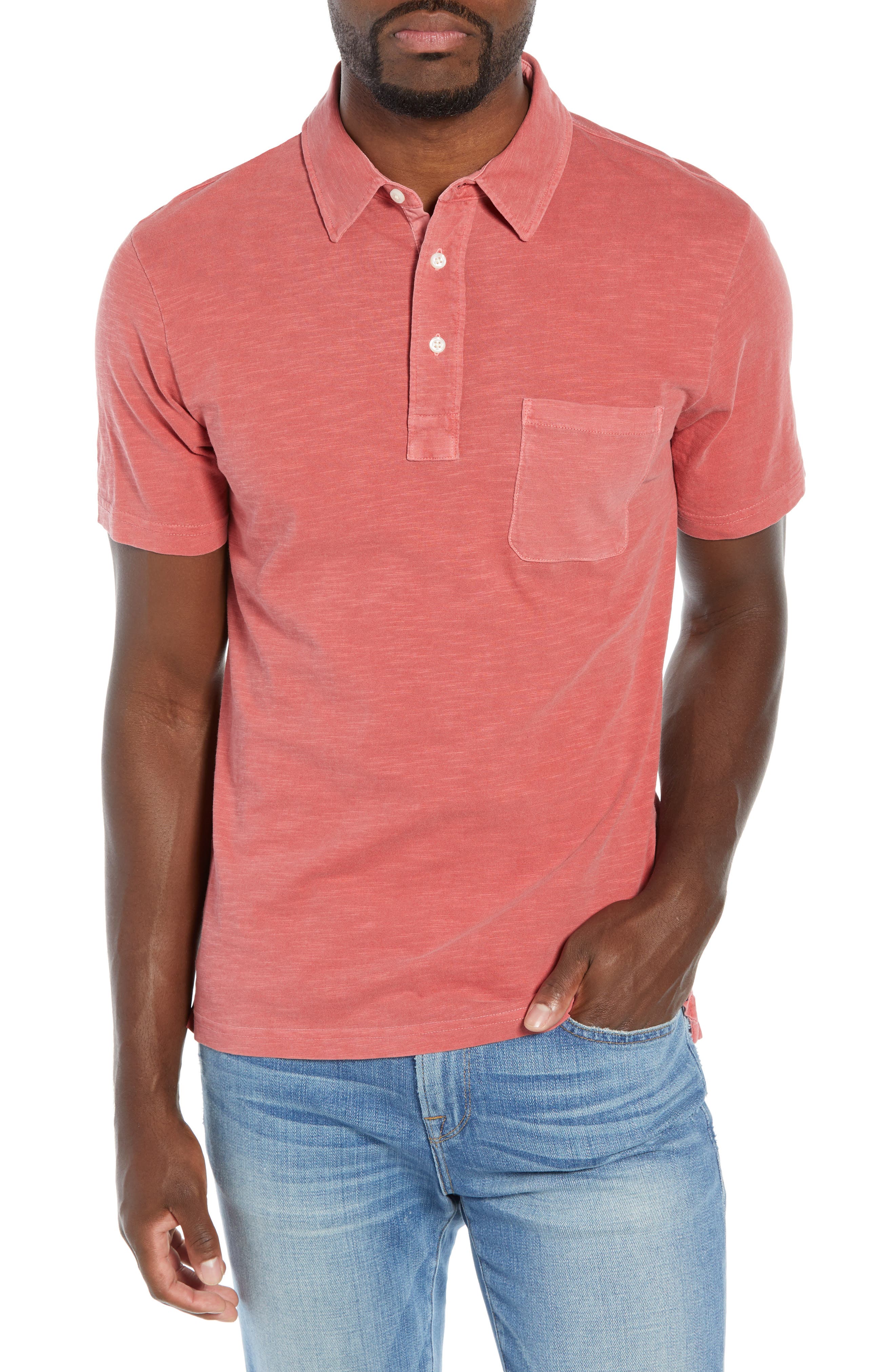 Faherty Sunwashed Regular Fit Polo