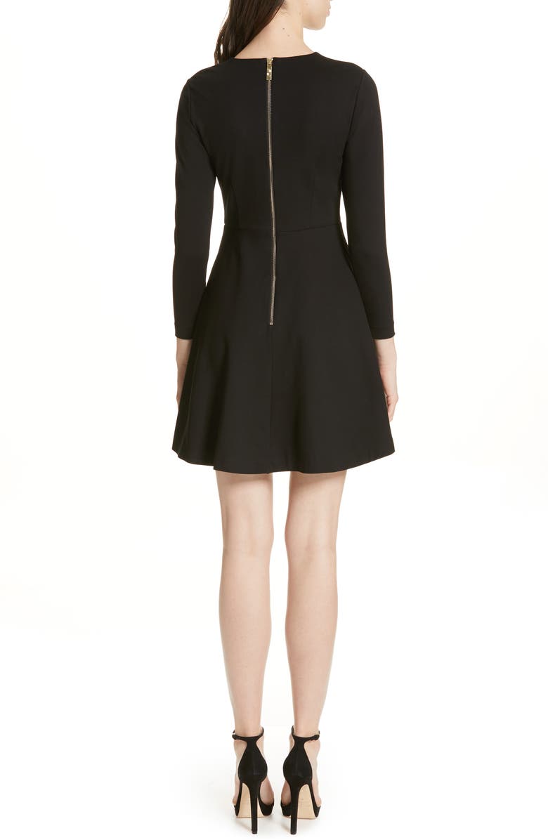 Shop Ted Baker Gilleen Bow Skater Dress In Black