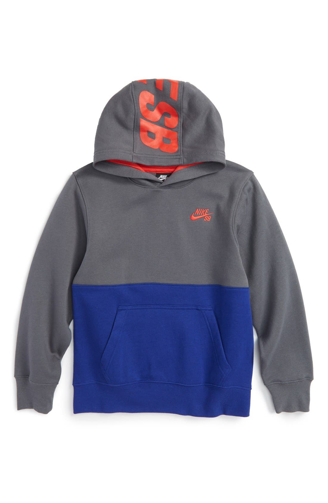 nike colorblock fleece hoodie