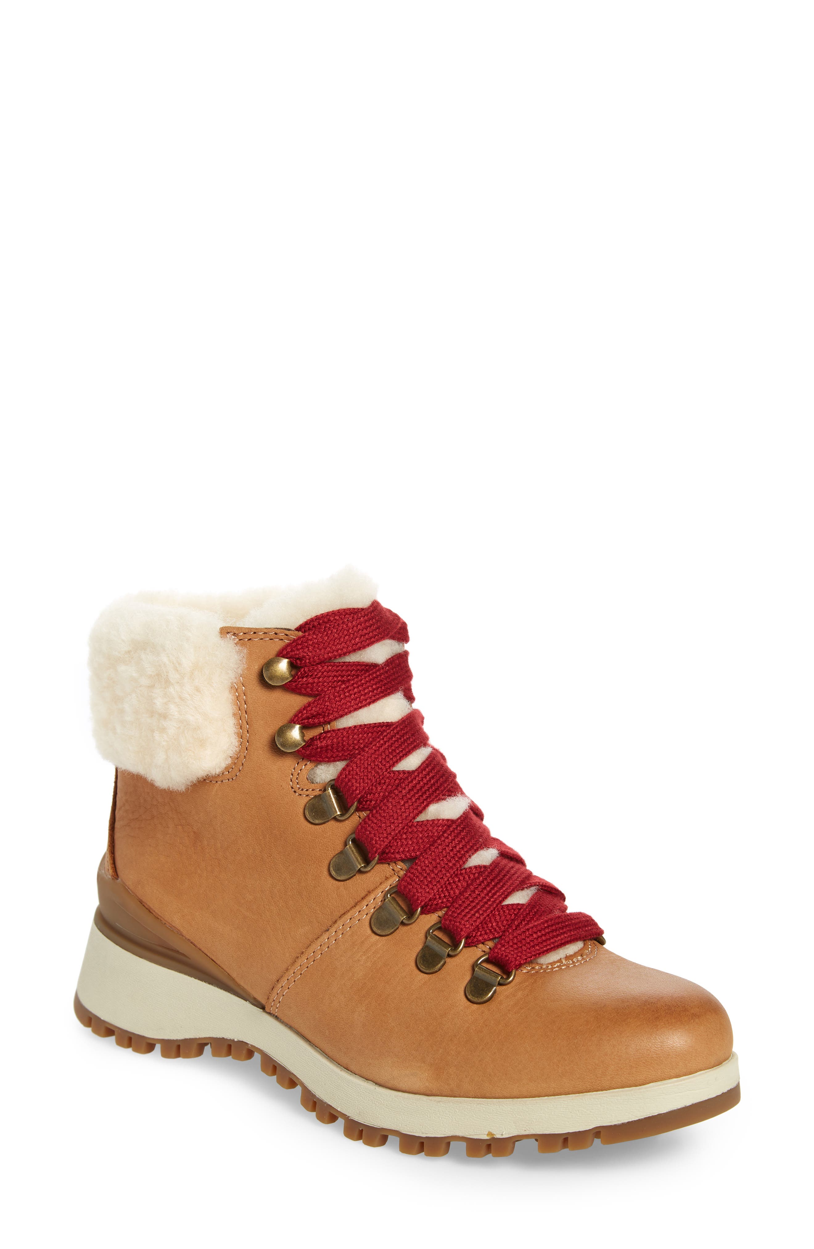 Bionica Diablo Genuine Shearling Bootie, Brown