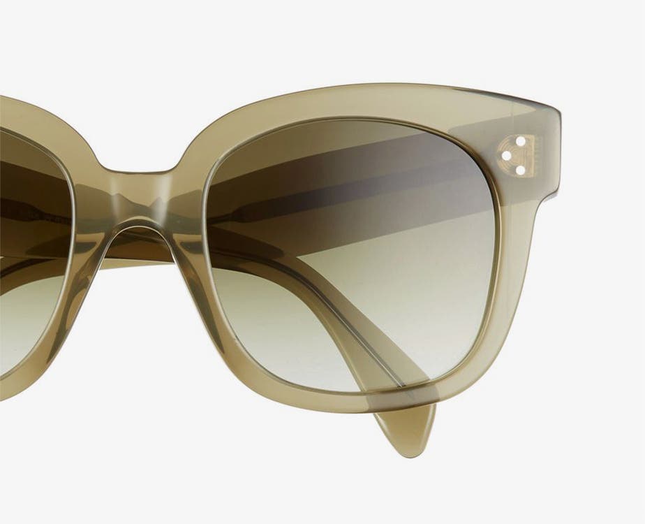 Sunglasses in a variety of shapes and colors.