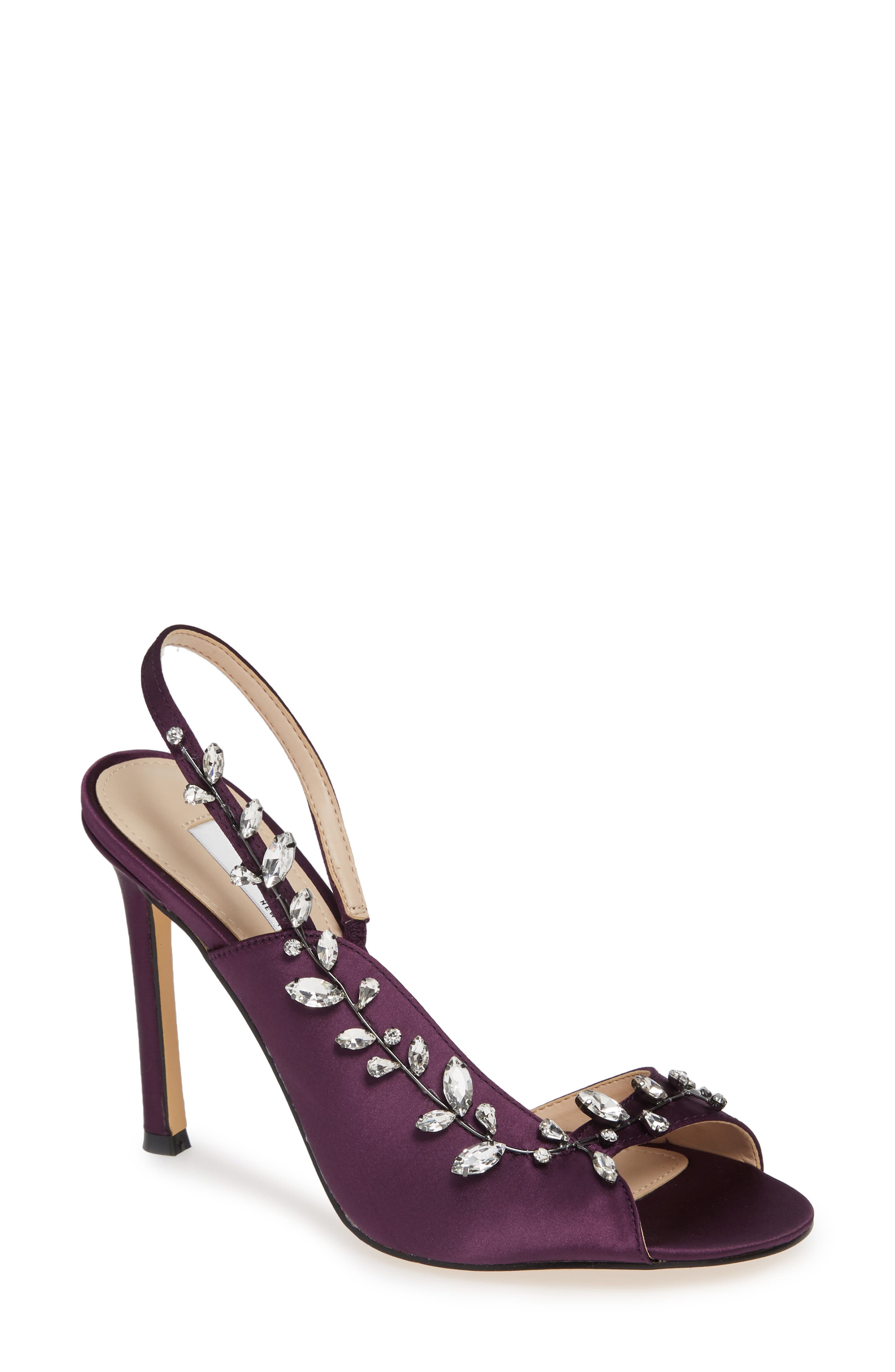Nina Deanna Embellished Sandal, Purple