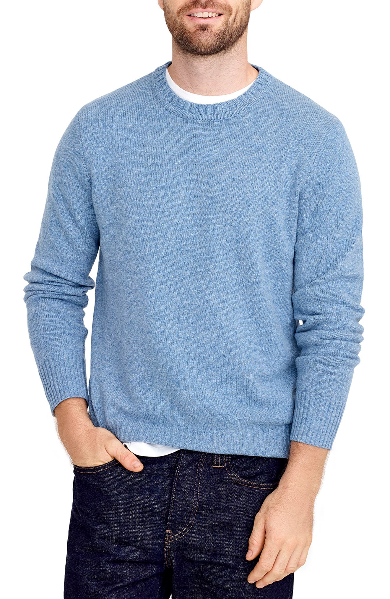 J.crew Rugged Merino Wool Blend Sweater