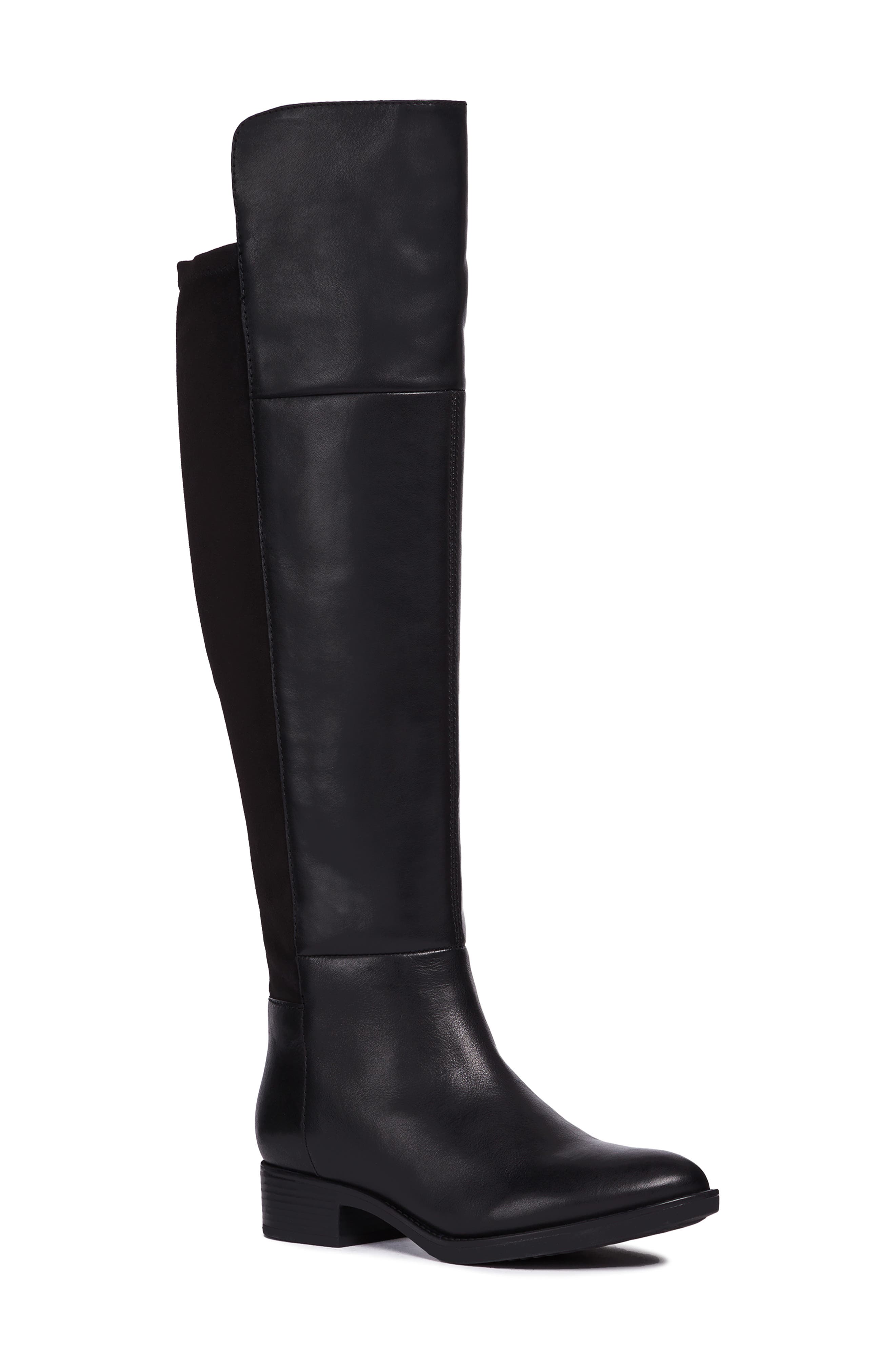 Geox Felicity Knee High Boot, Black