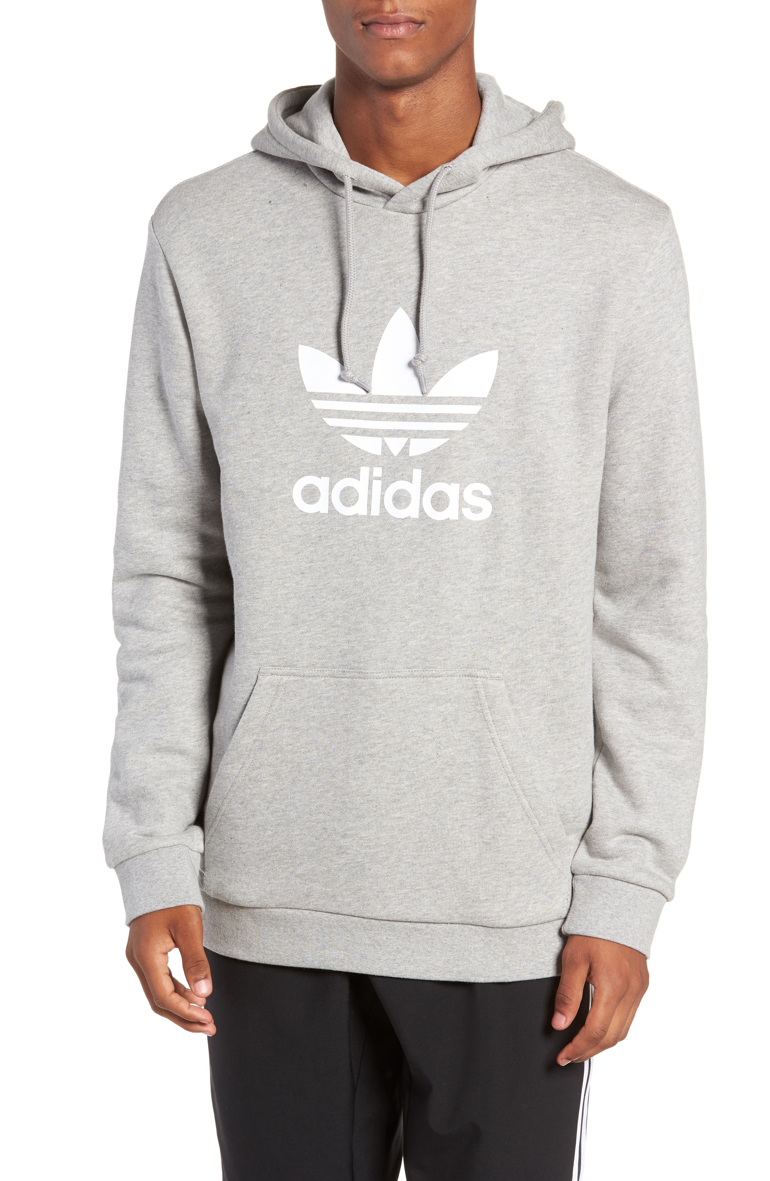 Adidas Originals Trefoil Hoodie, Grey