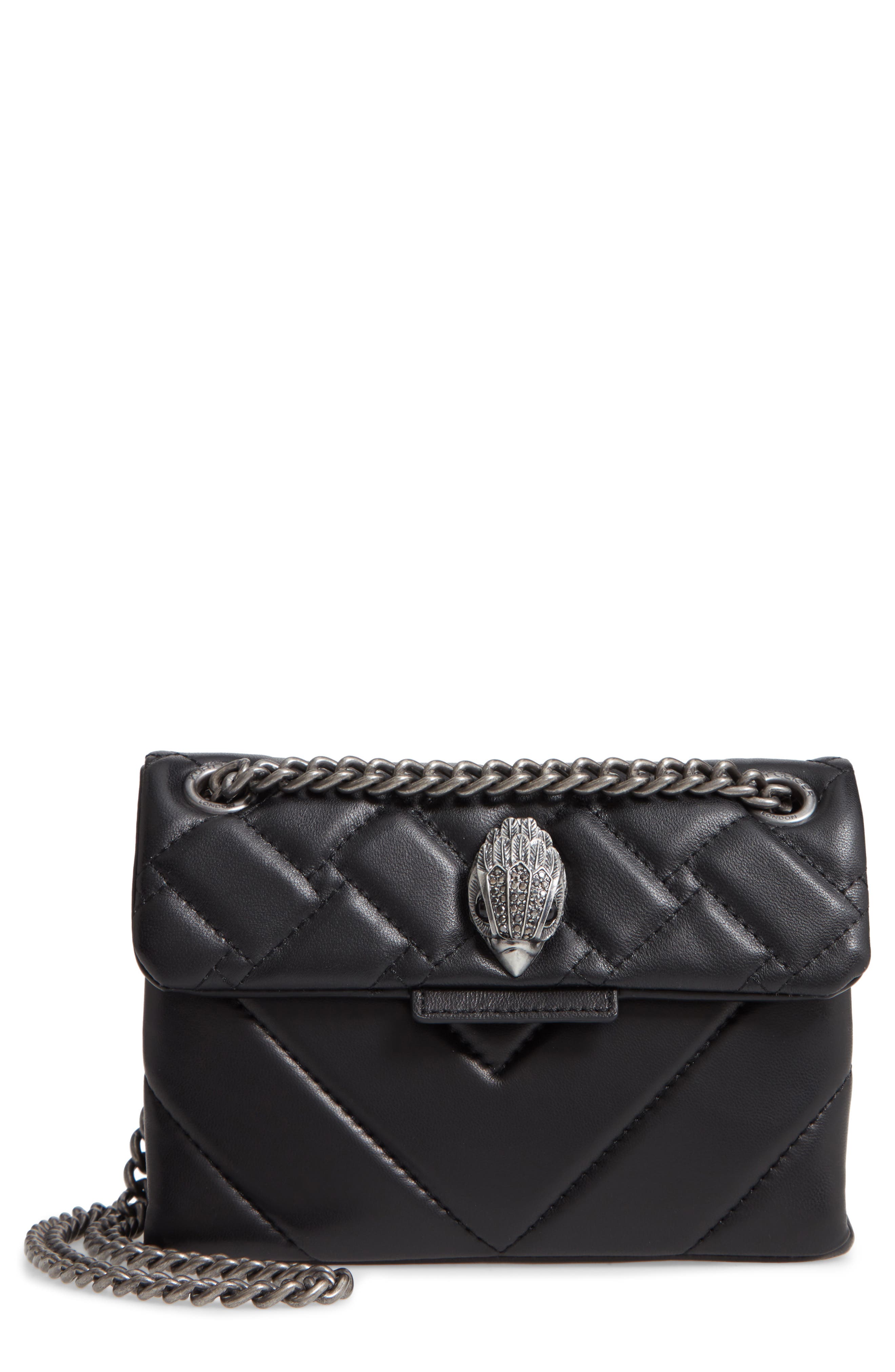 Kurt Geiger London Mini Kensington Quilted Leather Crossbody Bag