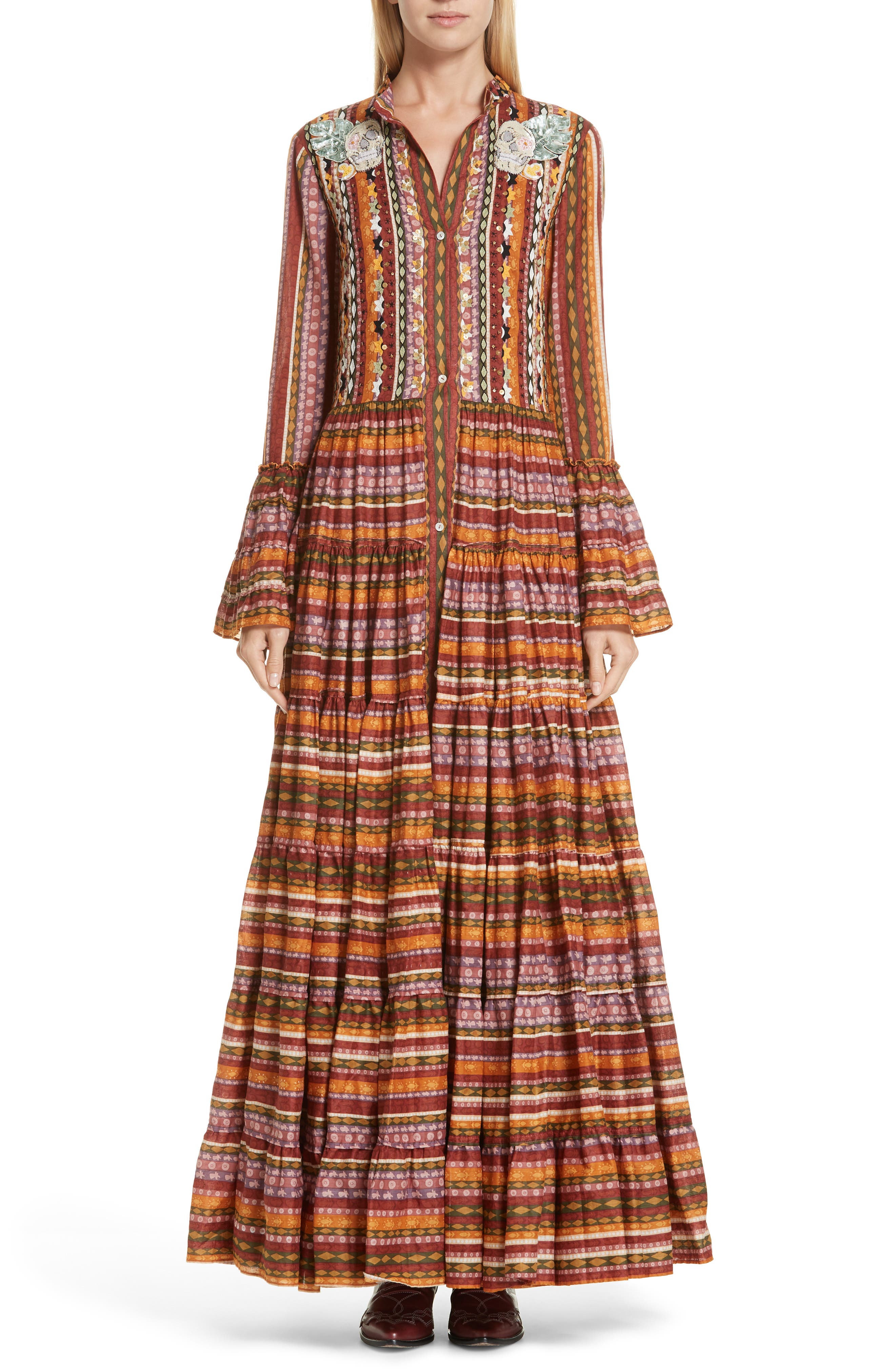 Alchemist Mounia Maxi Dress, Red
