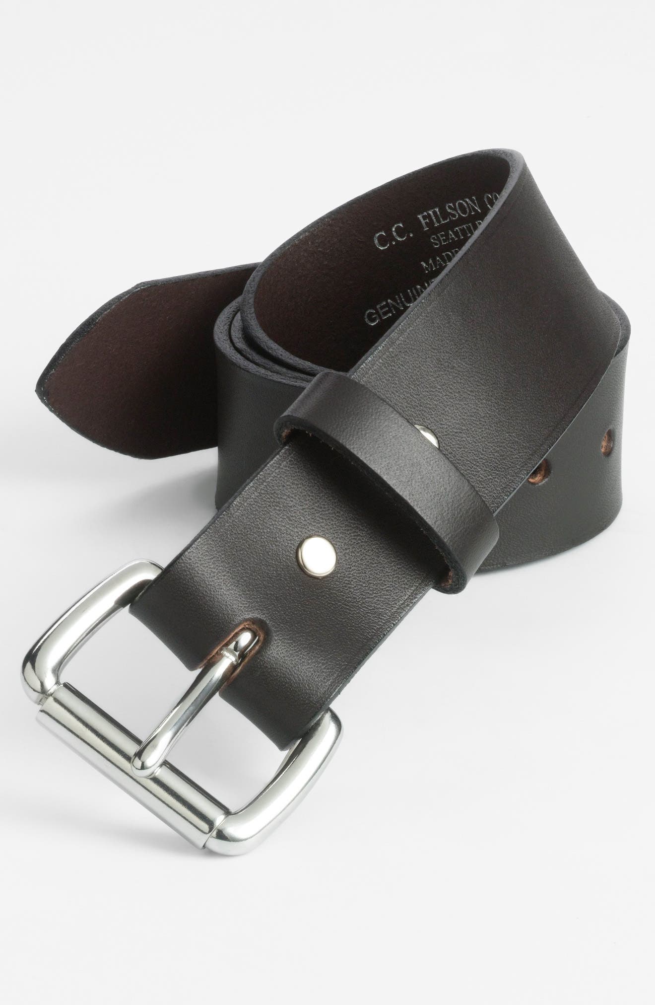 Filson Leather Belt