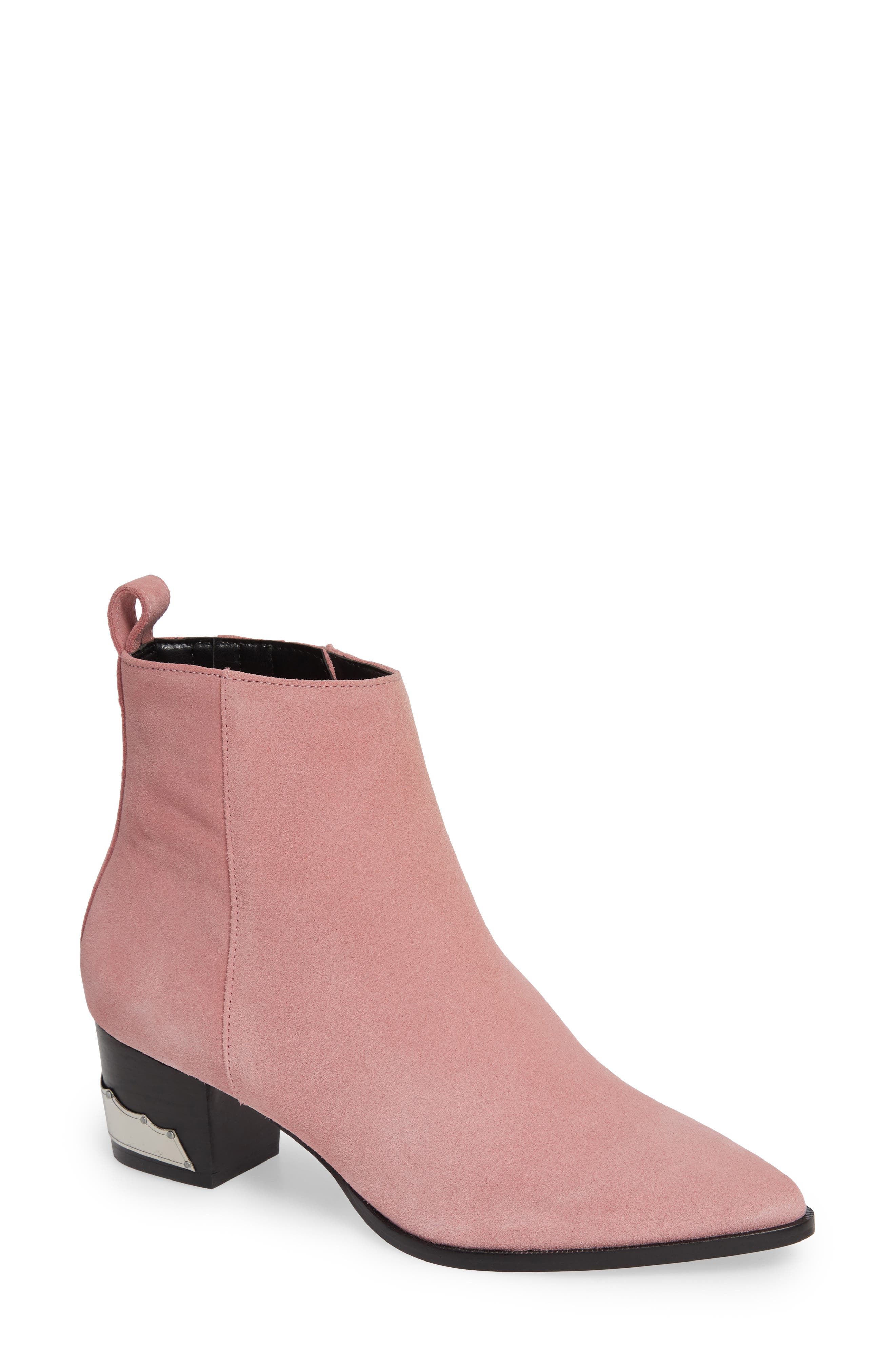 Topshop Memo Ankle Bootie- Pink