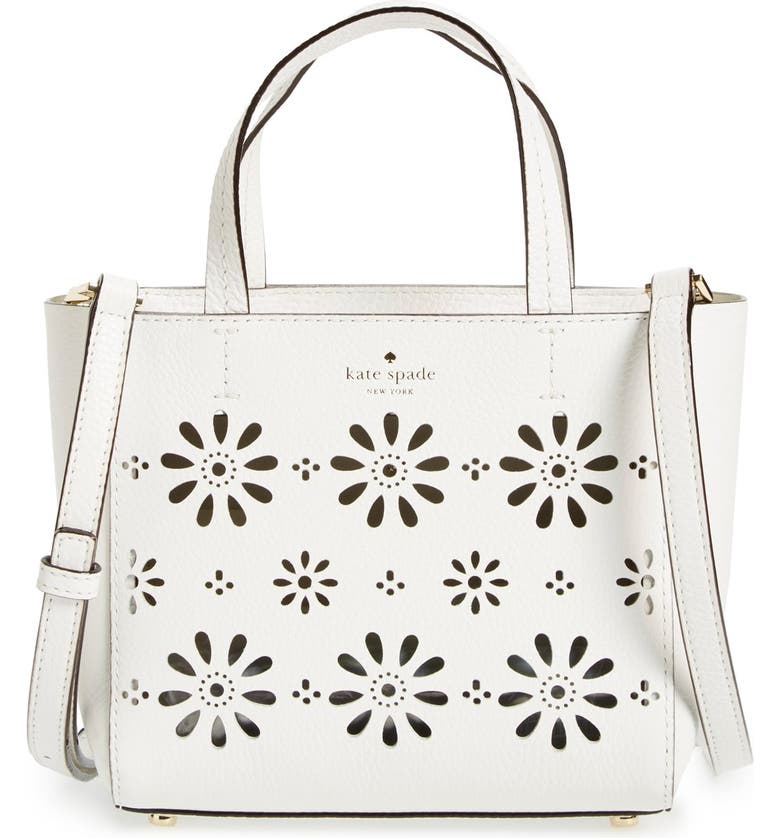kate spade new york &#39;faye drive - small hallie&#39; perforated leather crossbody bag | Nordstrom