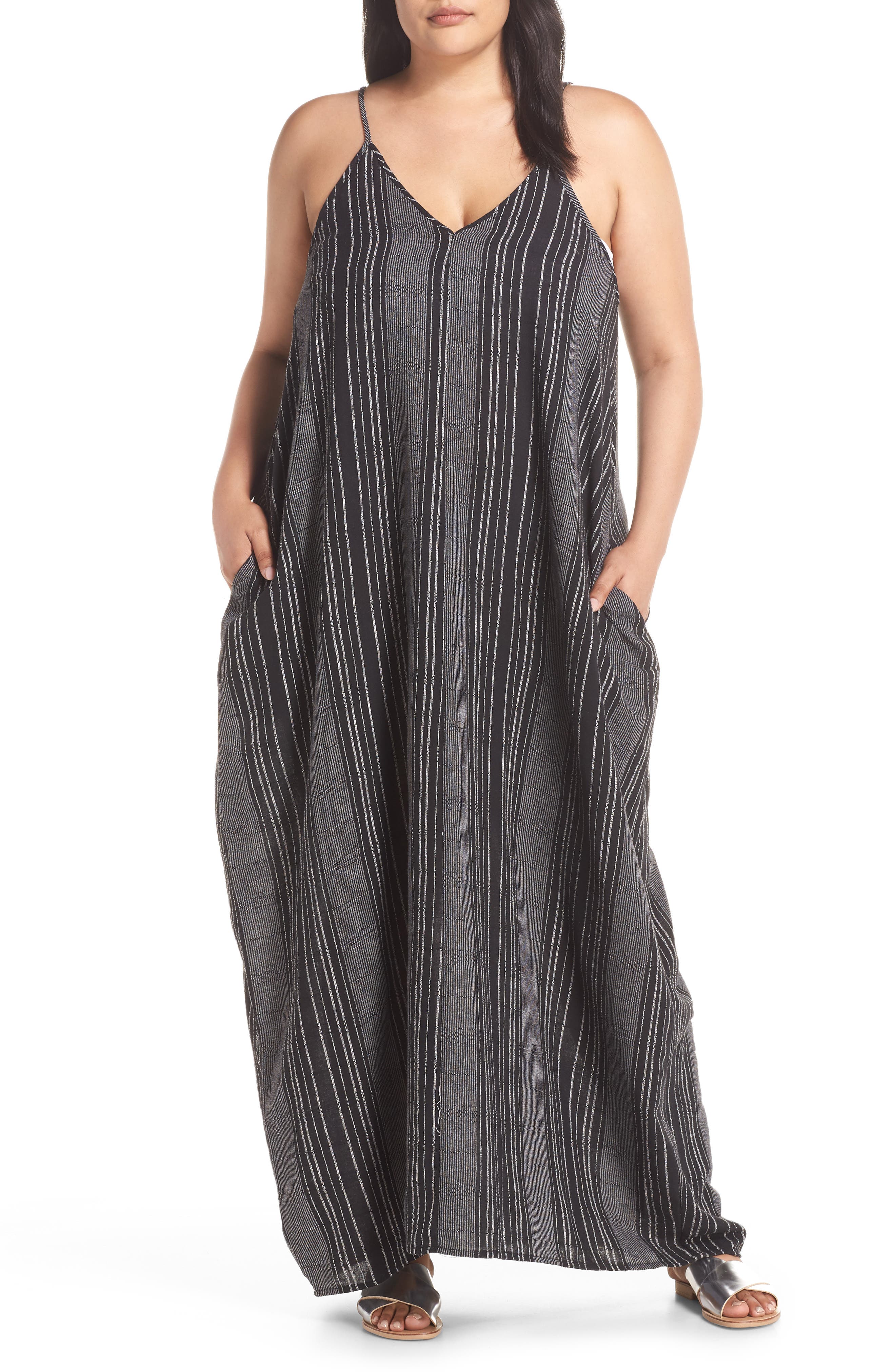 Plus Size Elan Cover-Up Maxi Dress