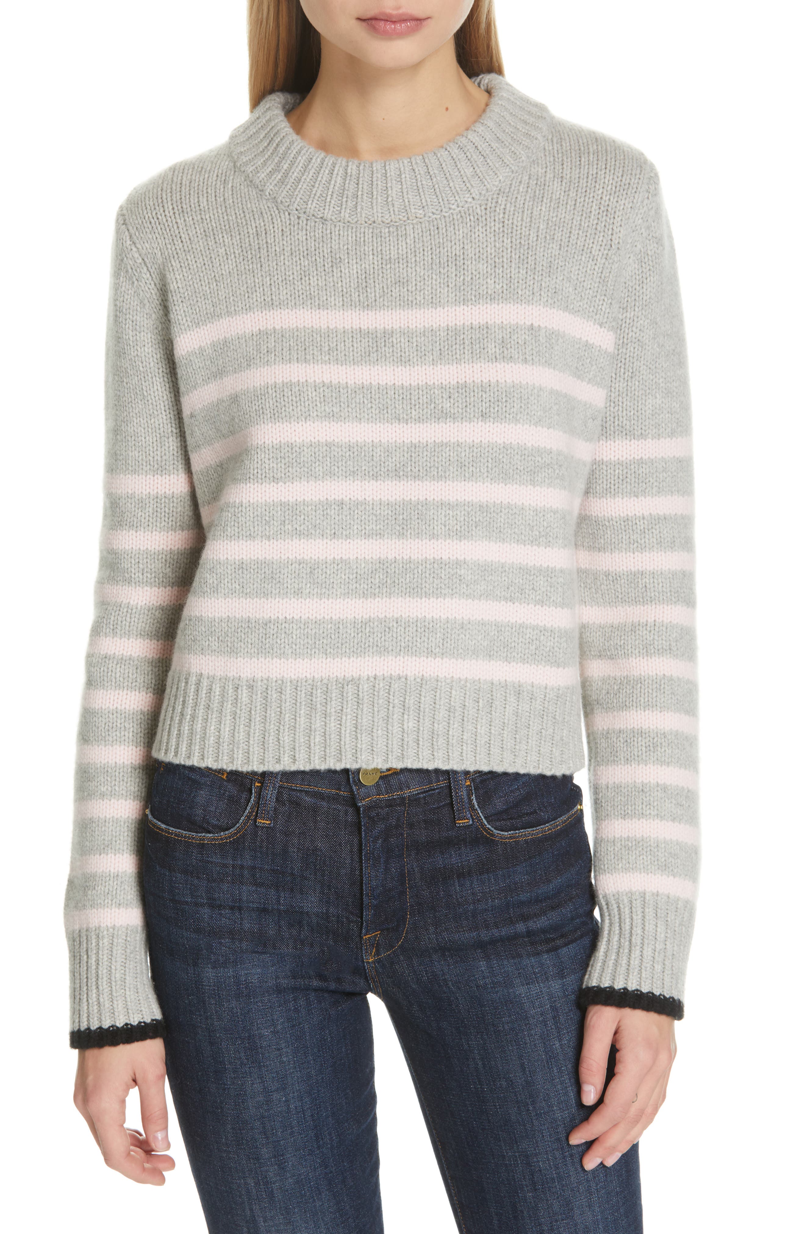 La Ligne Mini Maren Wool & Cashmere Sweater, Grey