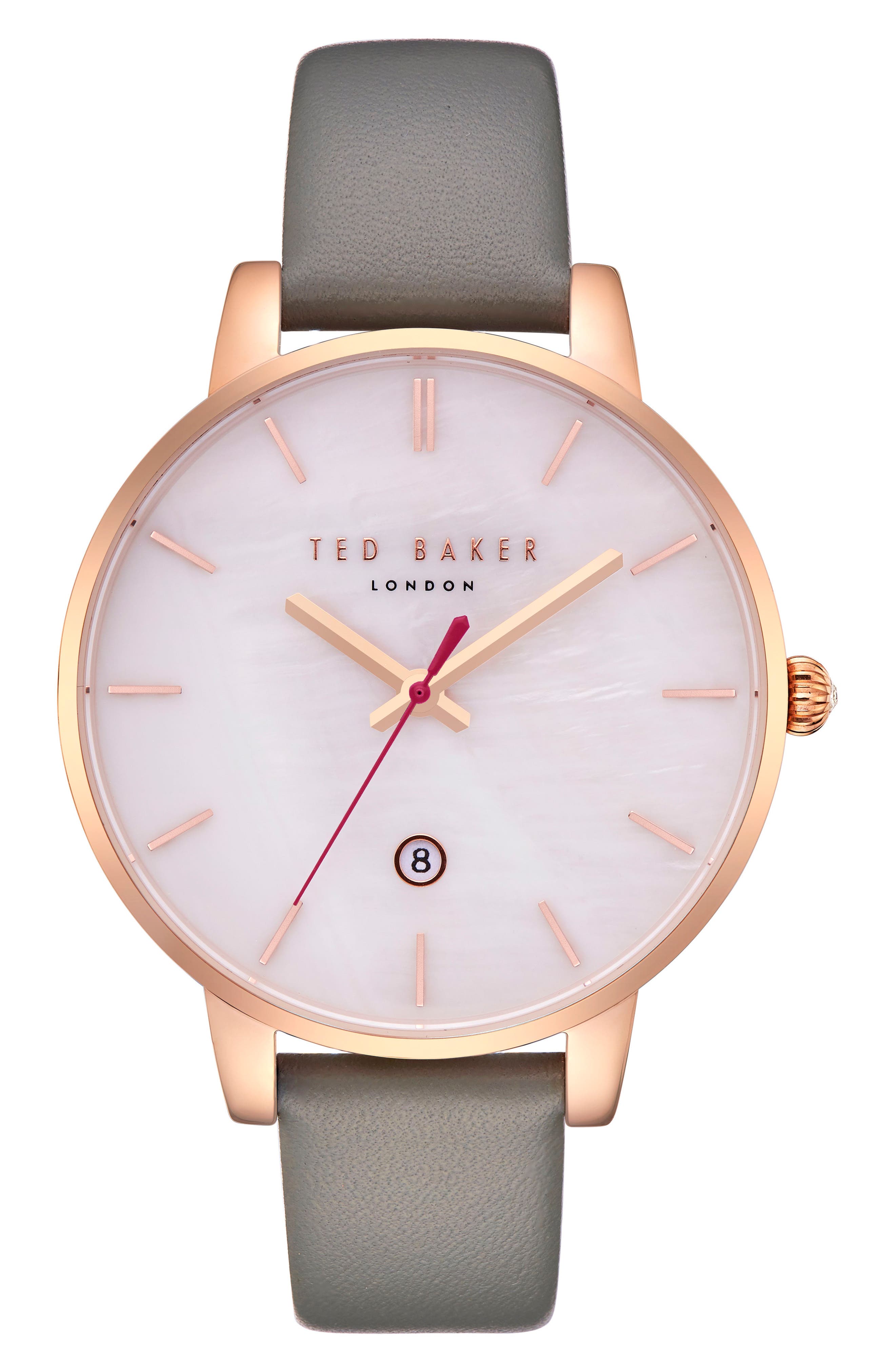 Ted Baker London Kate Leather Strap Watch, 40Mm
