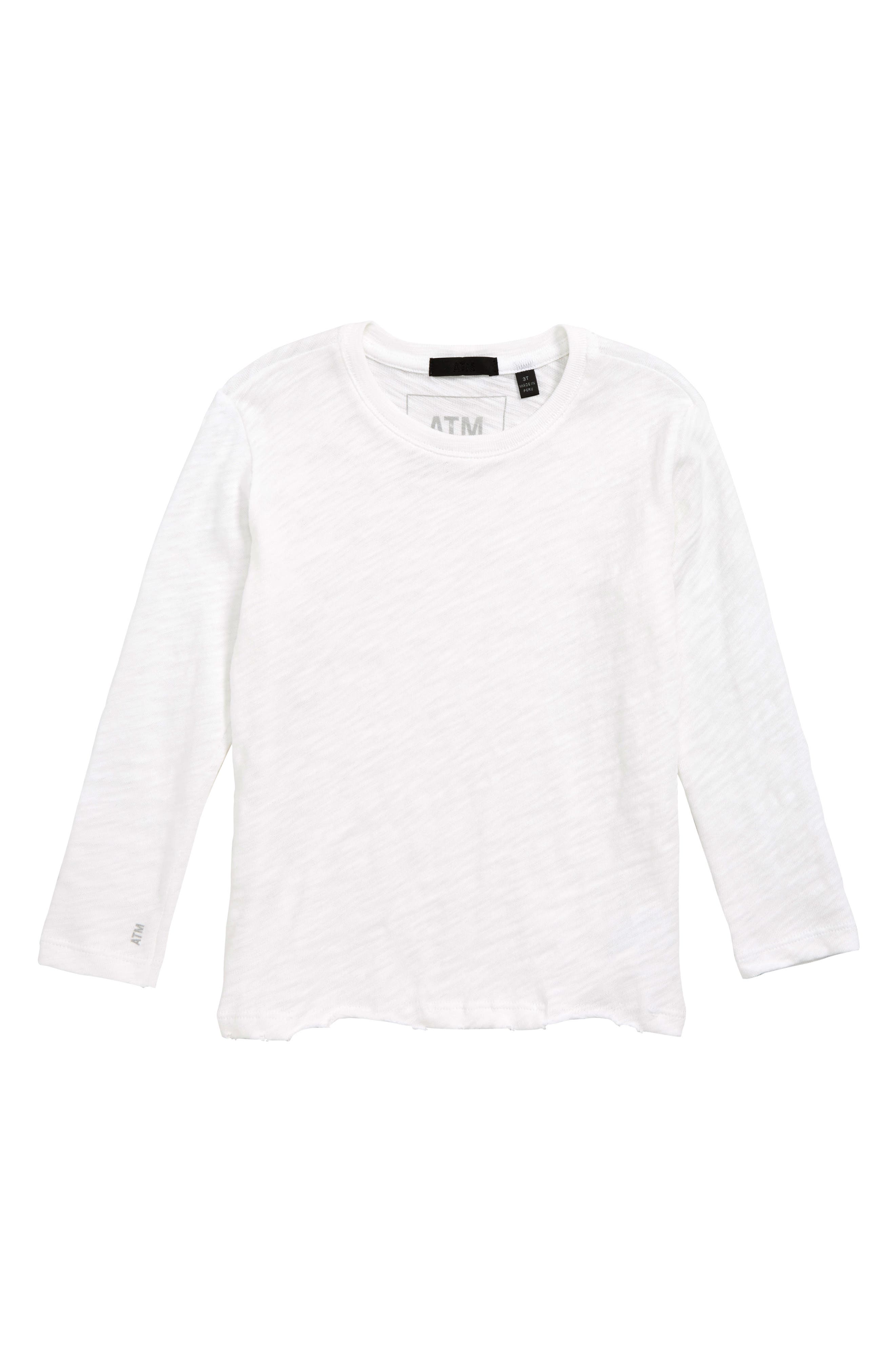 Toddler Atm Anthony Thomas Melillo Slub Jersey Tee, White